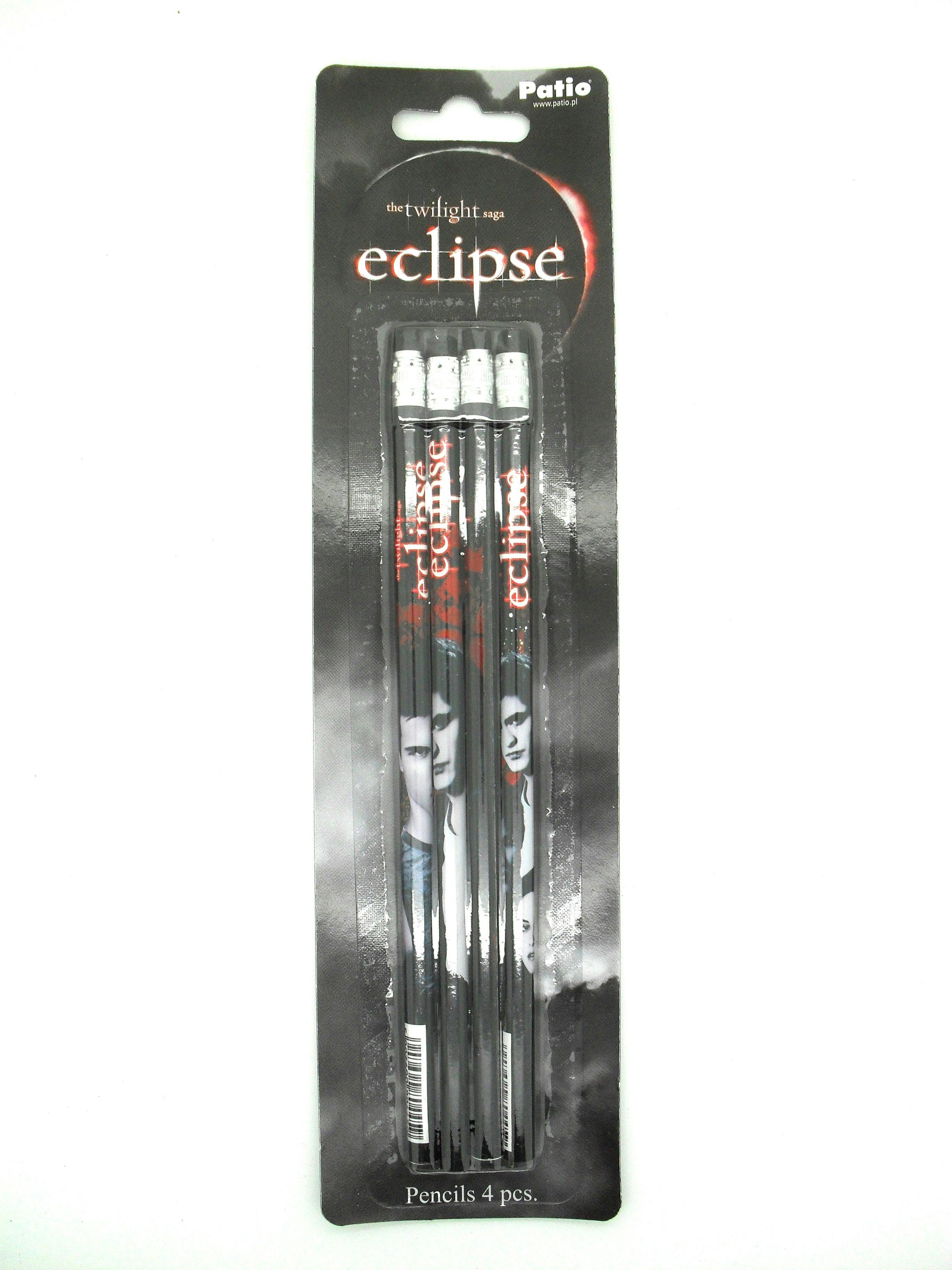 Rackhams Twilight Edward/Bella/Jacob Eclipse Saga 4 Piece Pencil Set