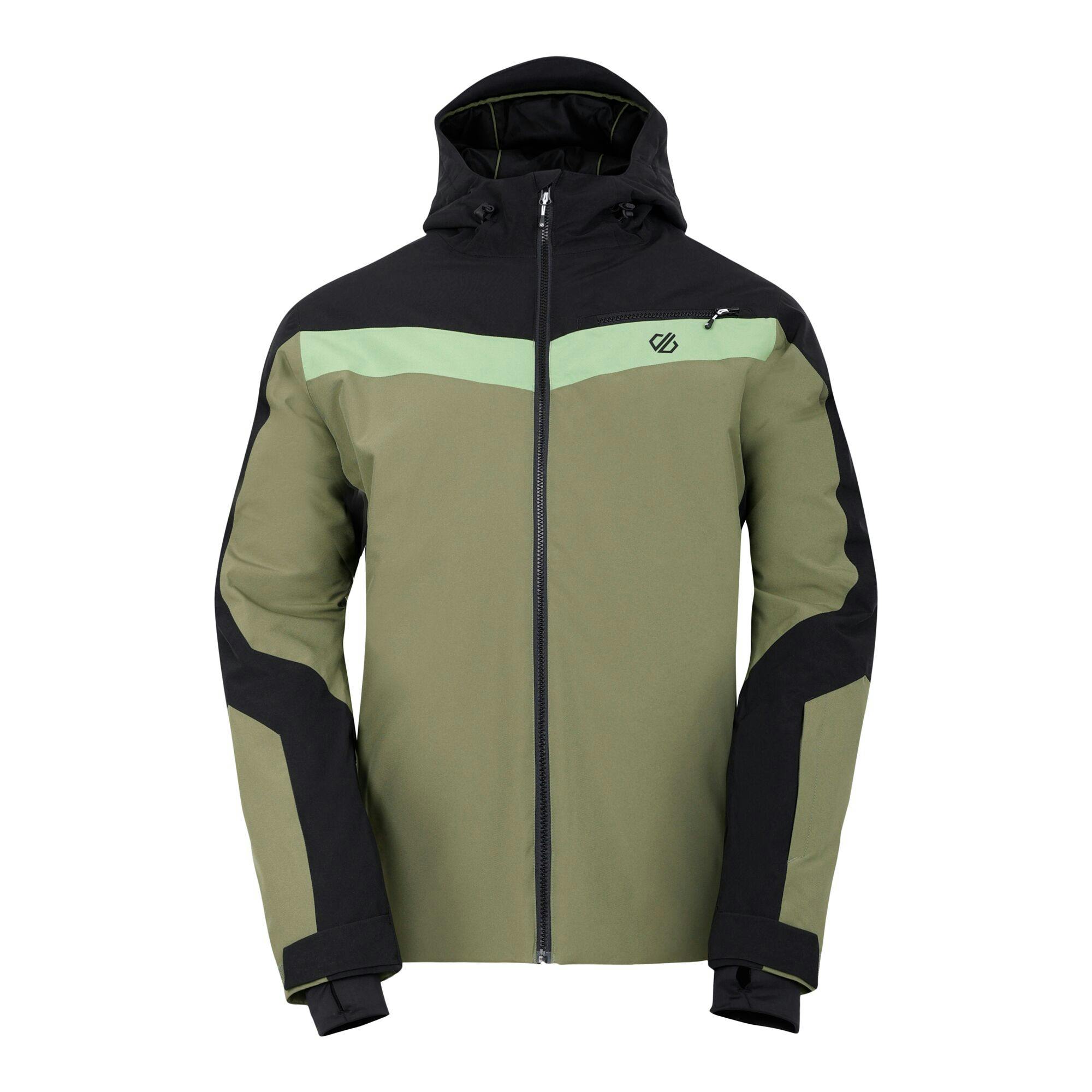Dare 2B Men's Black/Green Eagle Ii Ski Jacket - /Olivine - M - /Olivine - 100% Mixed