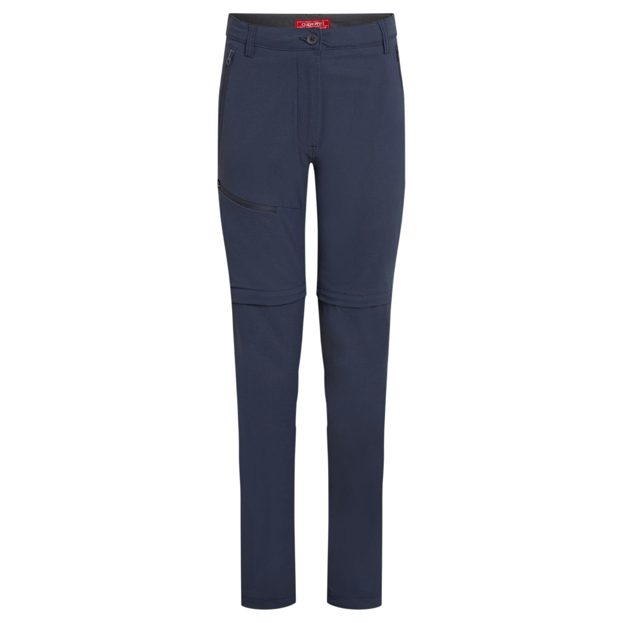 Craghoppers Women's Blue Pro Iii Nosilife Convertible Trousers - Navy - 10 Uk S - Navy - 100% Mixed