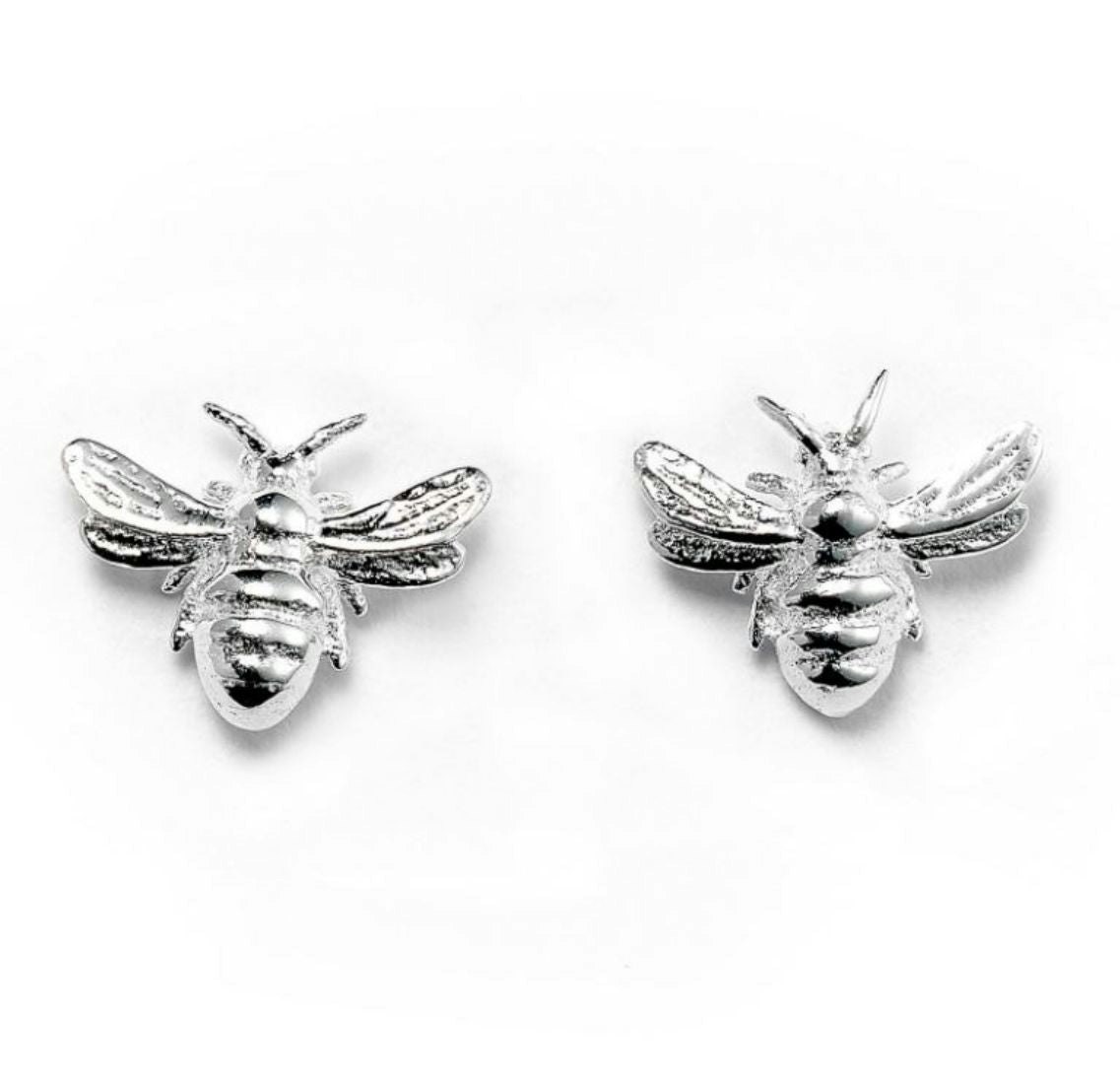 Mylee London Silver Sterling Bee Stud Earrings - No