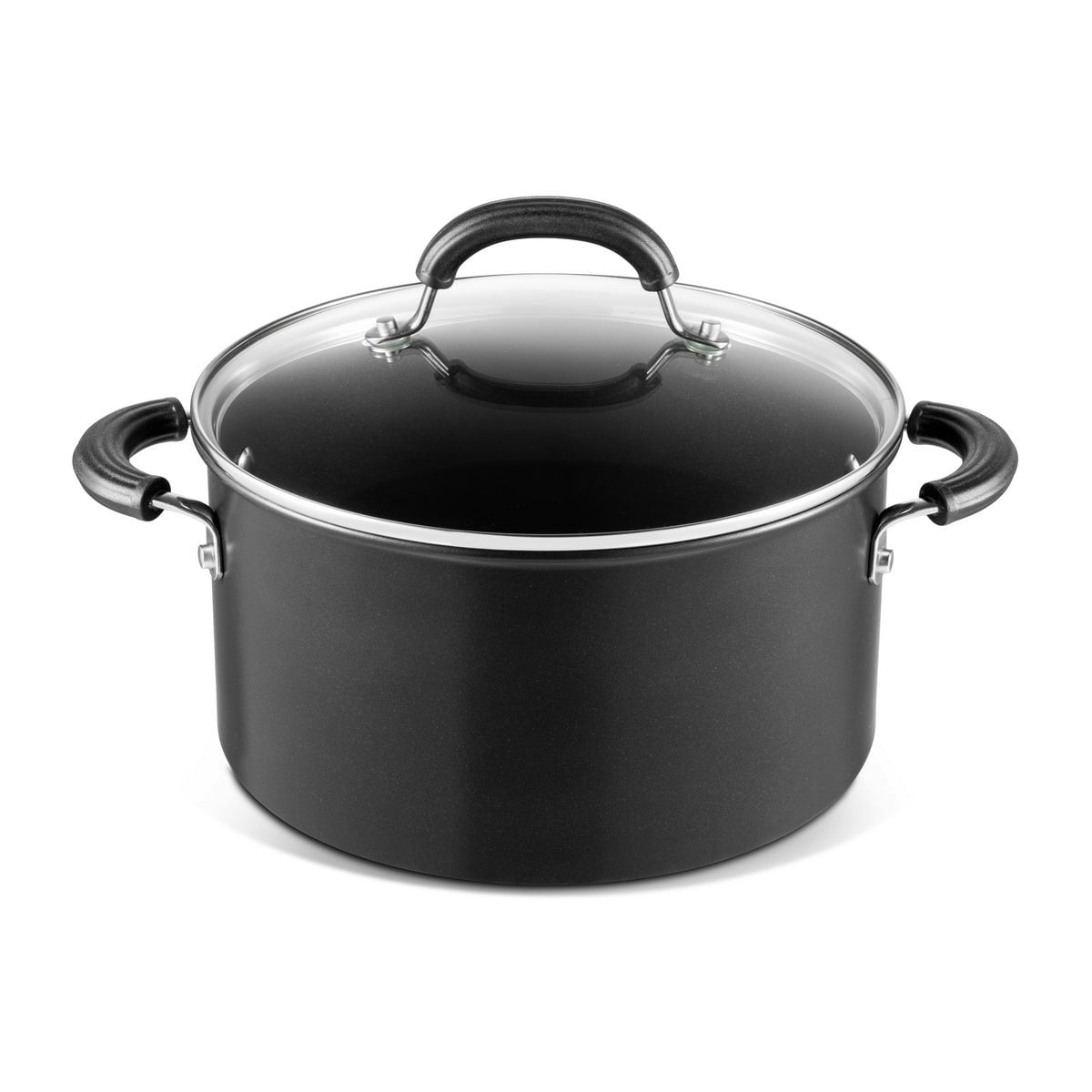 Circulon Black Total Non-Stick Stockpot & Lid - 5.7L - 24Cm - Aluminium