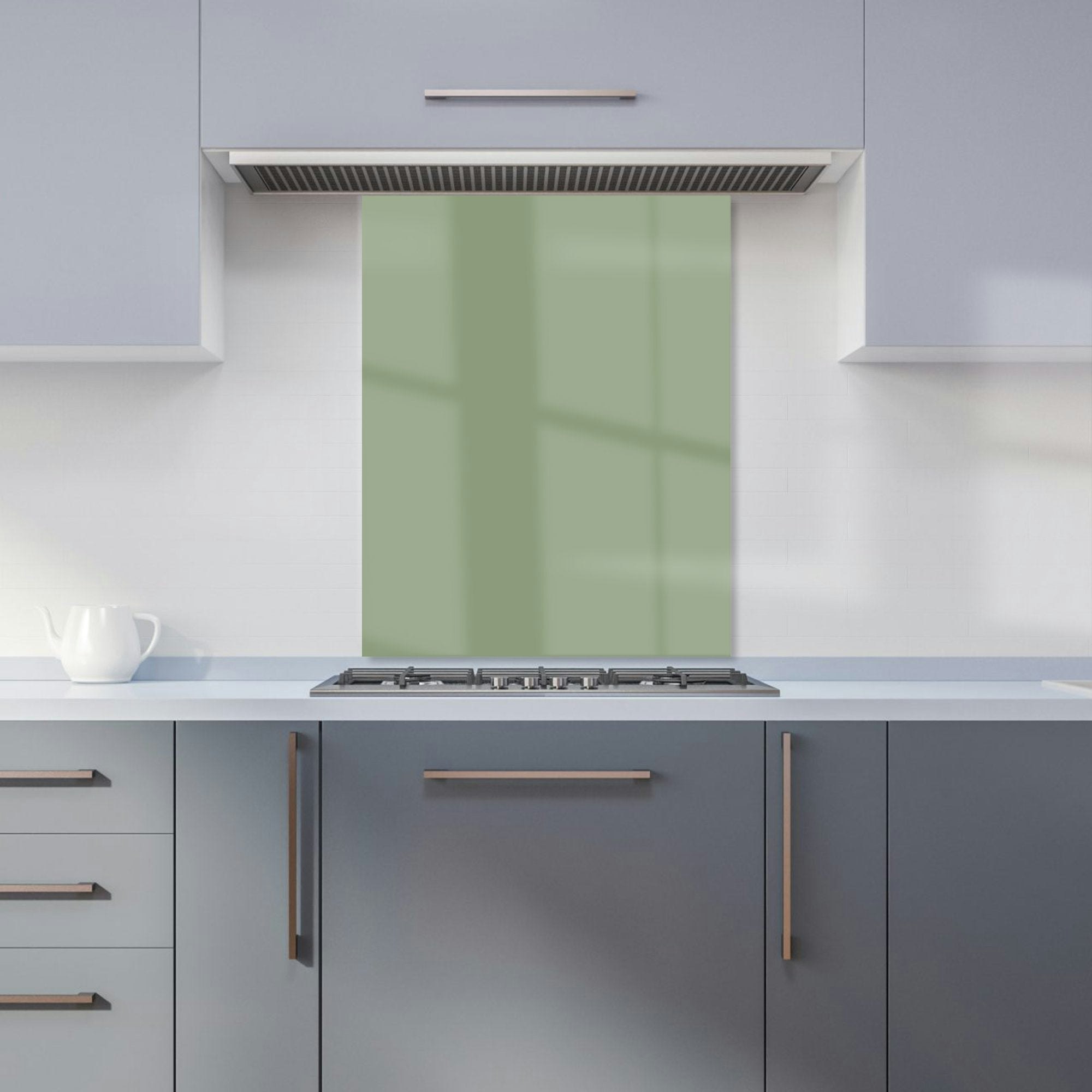 Rackhams Green - Designer Sage Kitchen Splashback - W600mm X H750mm