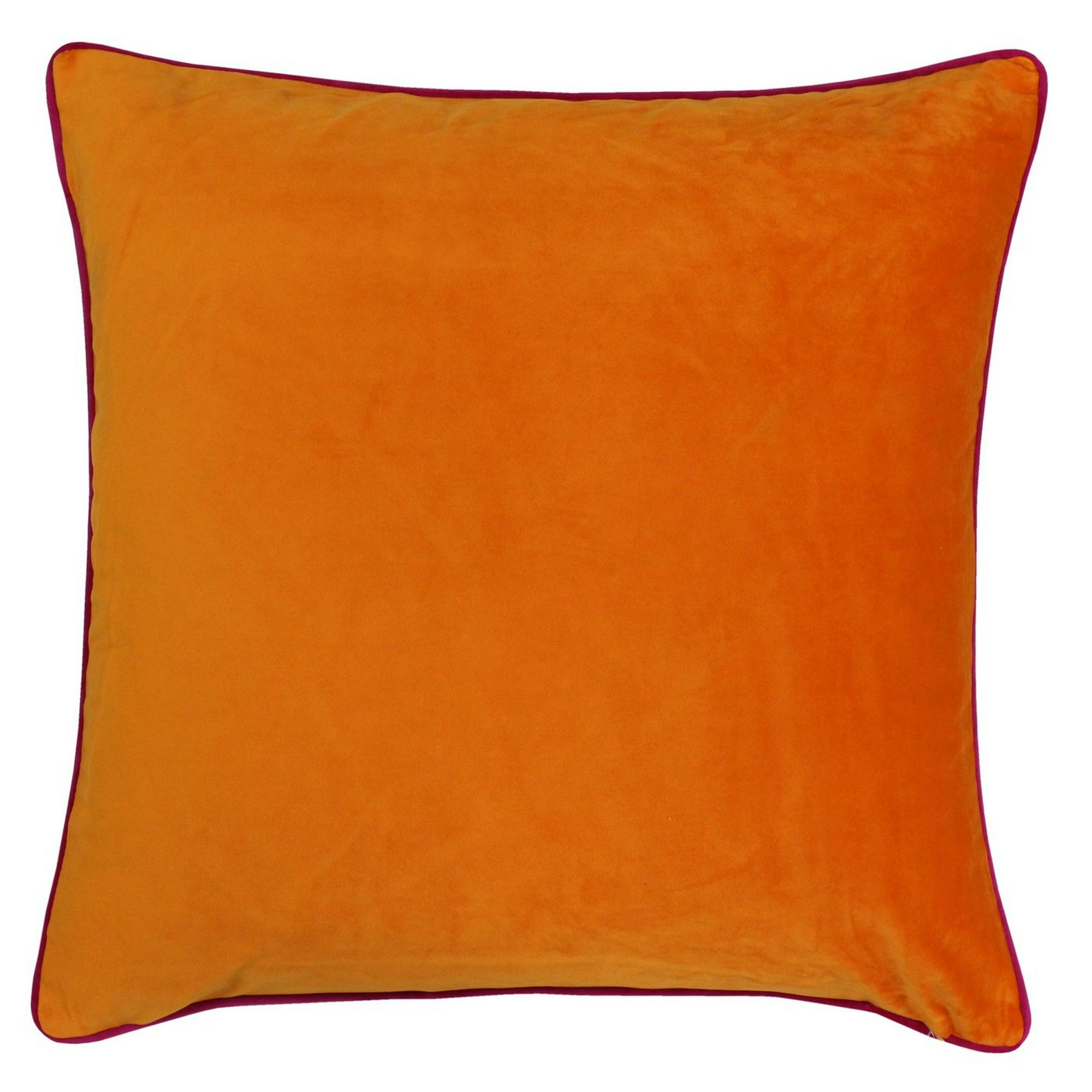 Riva Home Pink Meridian Cushion Cover - Clementine/Hot - 55 X 55Cm - Clementine/Hot - 100% Polyester