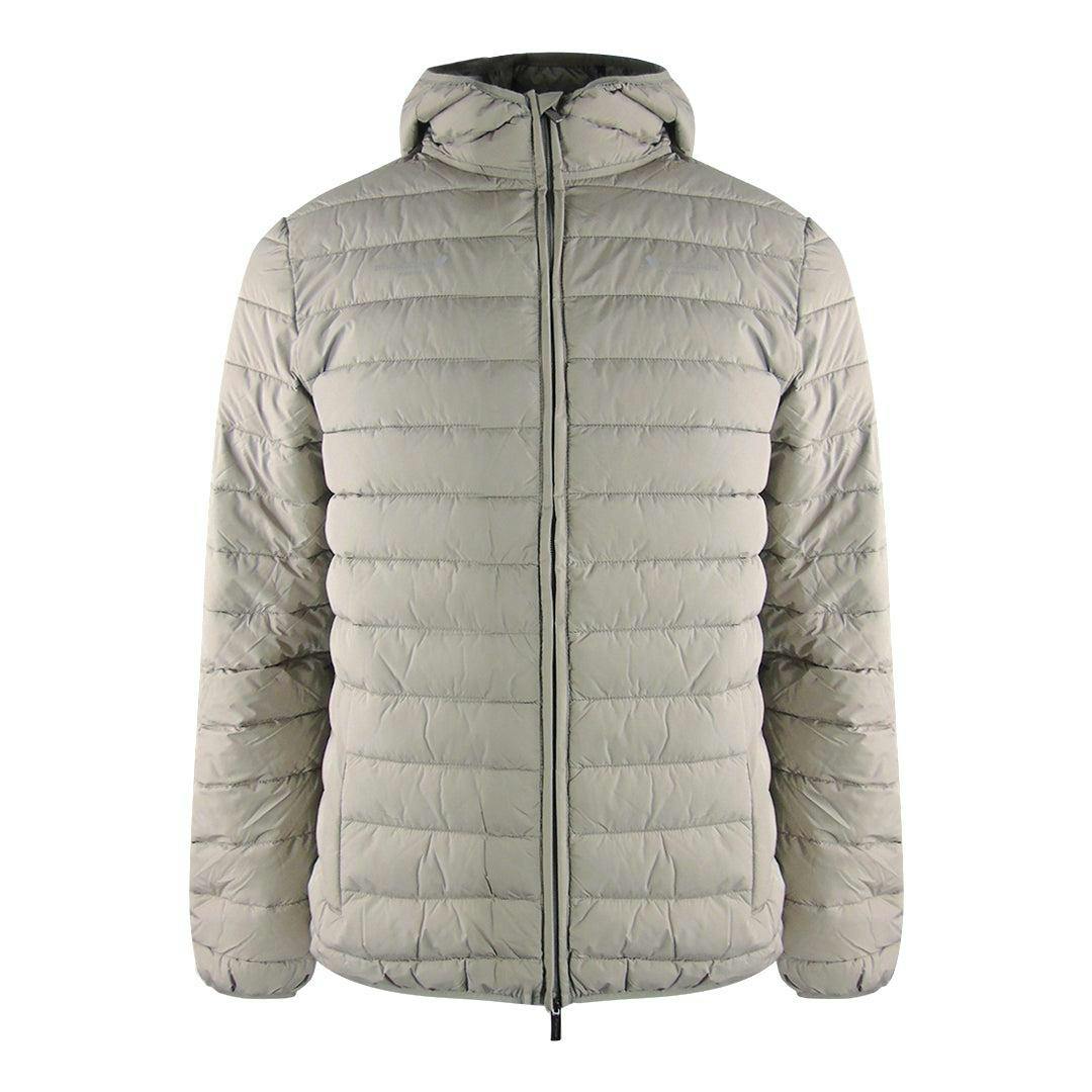 Aquascutum Men's Grey Active Hooded Jacket - Xl - 100% Polyester