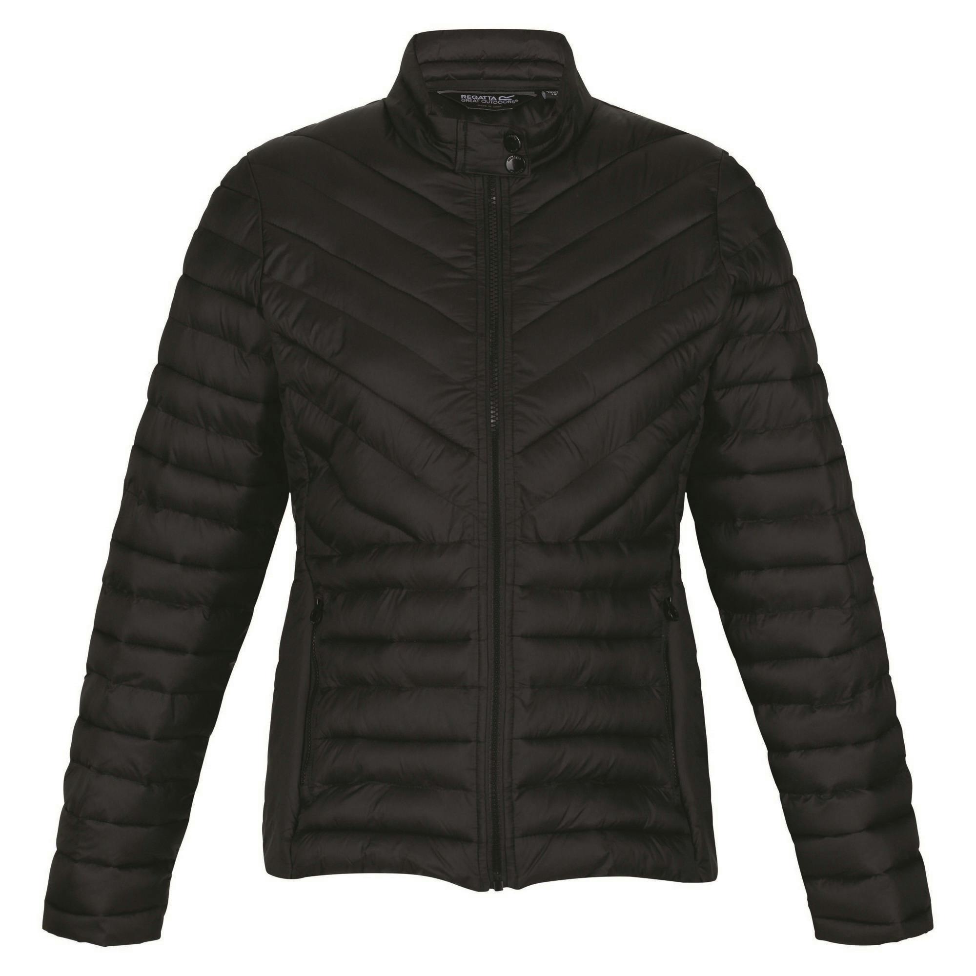 Regatta Women's Black Kamilla Insulated Jacket - 12 Uk - 100% Polyamide