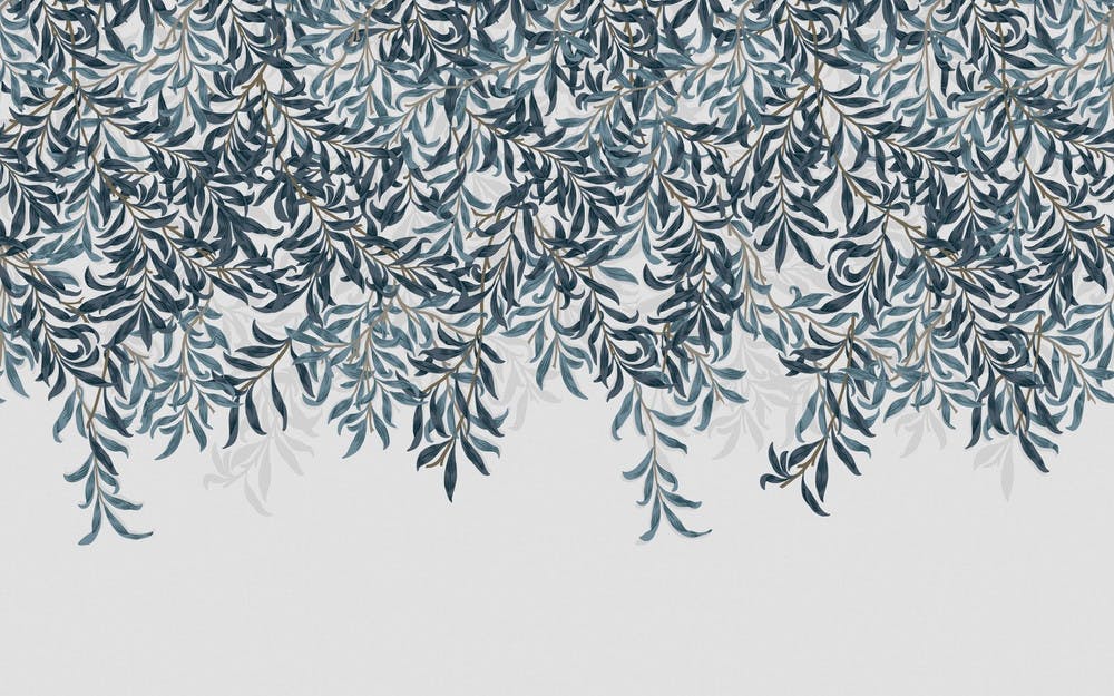 Rackhams Blue Willow Bough Fixed Size Mural |