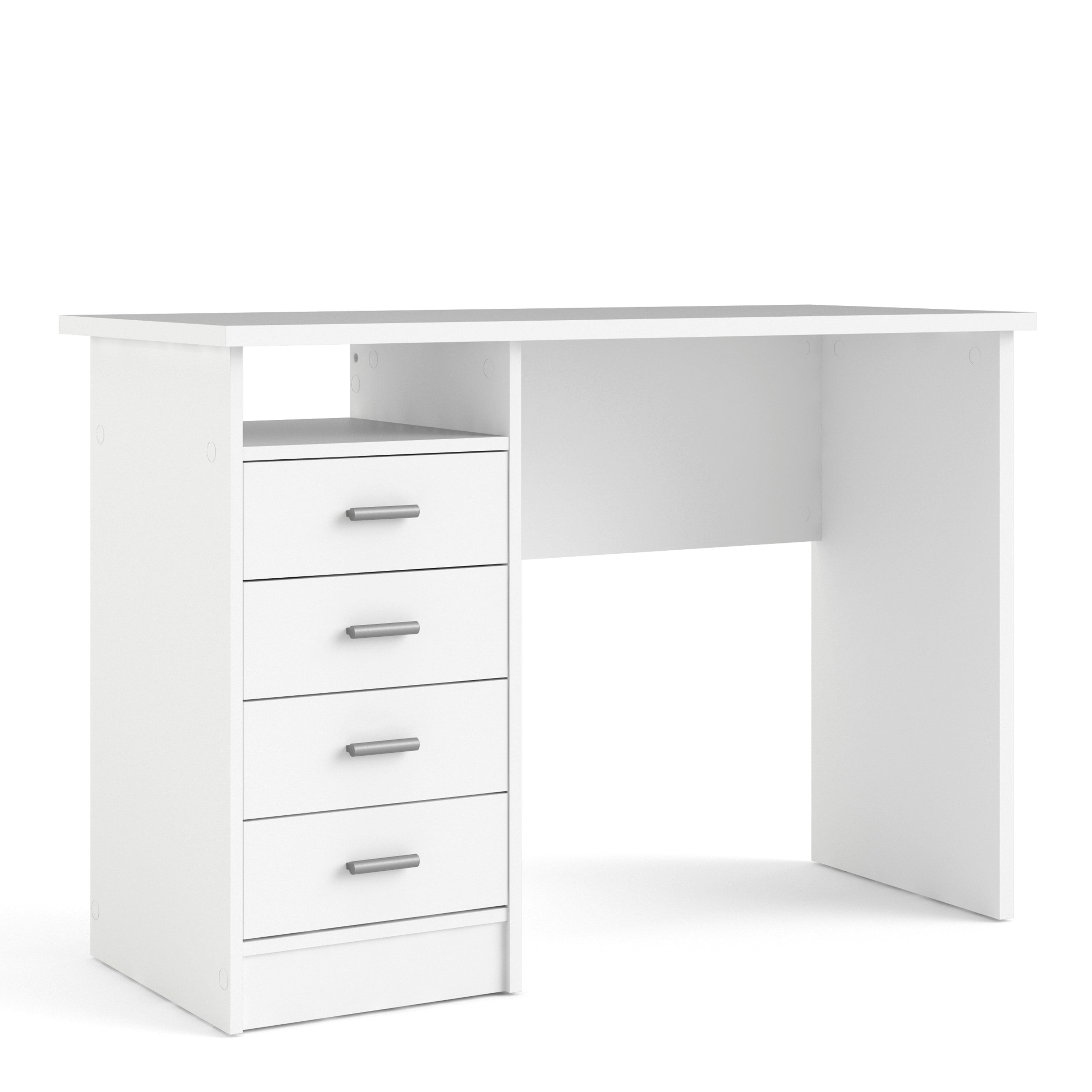 Furniture To Go Function Plus 4 Drawer Desk - White - Image 3