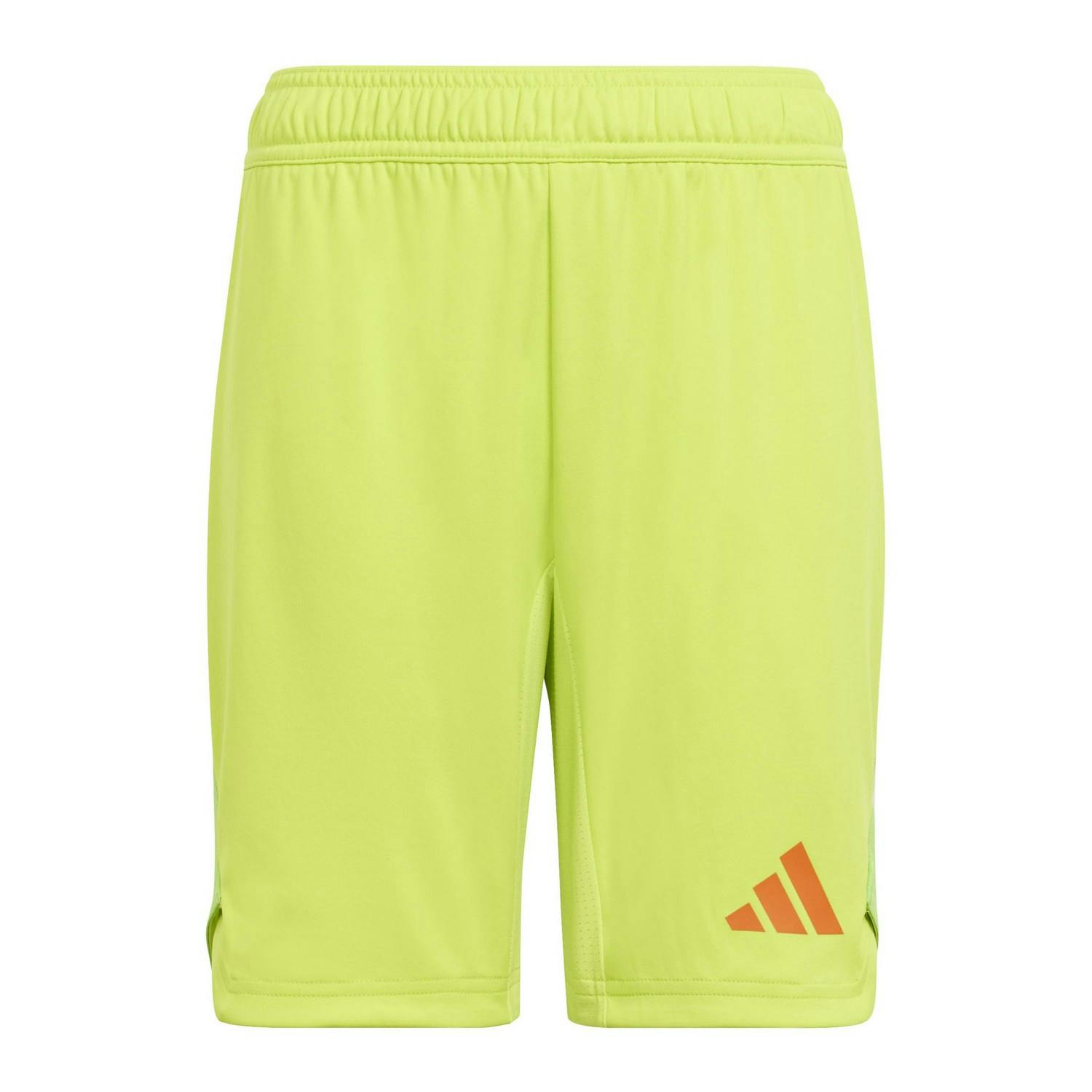 Adidas Unisex Yellow Adult T24 Goalkeeper Shorts - Solar - L S - Solar - 100% Polyester