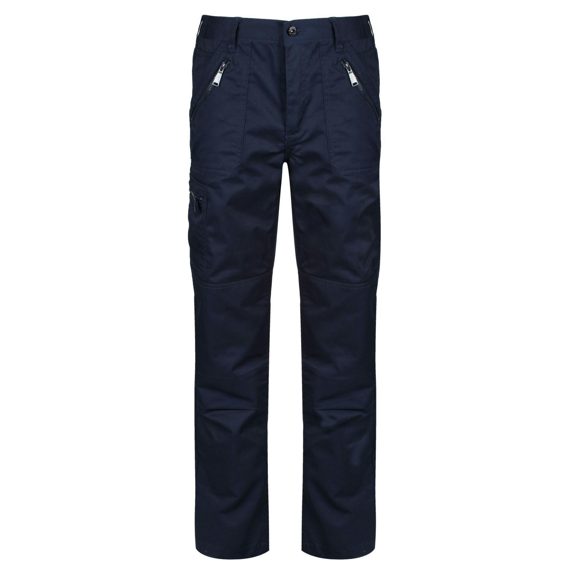 Regatta Men's Professional Waterproof Trousers - Navy - 30In - Navy - 65% Polyester/35% Cotton