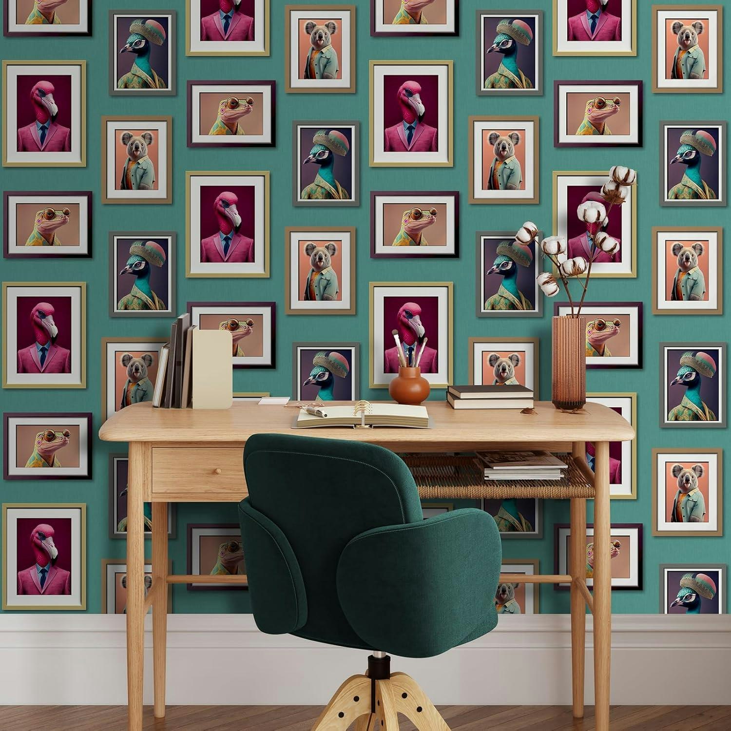 Rackhams Fantastic Animals Wallpaper - Multi
