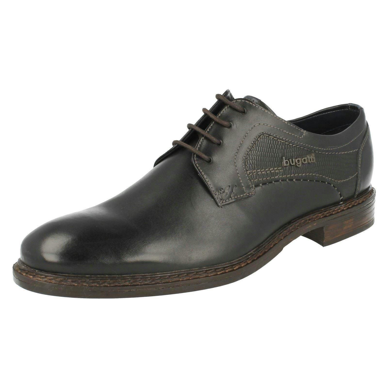 Bugatti Men's Black Formal Shoes Bene - Uk 7.5