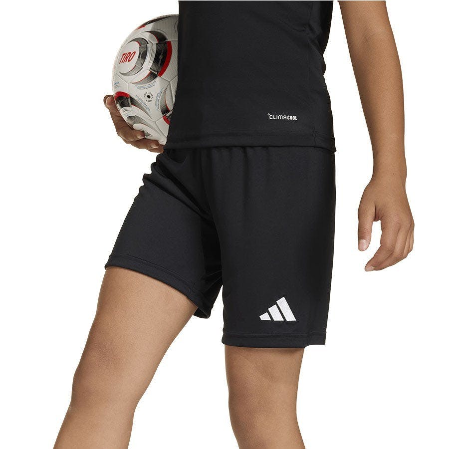 Adidas Black Entrada 26 Junior Shorts Jz6531 - 164 13-14 Years