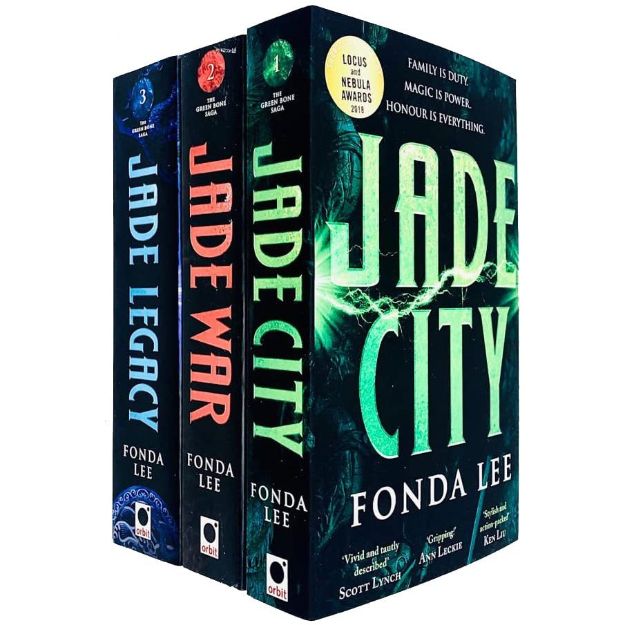 Orbit Green The Bone Saga Series 3 Book Collection By Fonda Lee (Jade City, Jade War, Jade Legacy)
