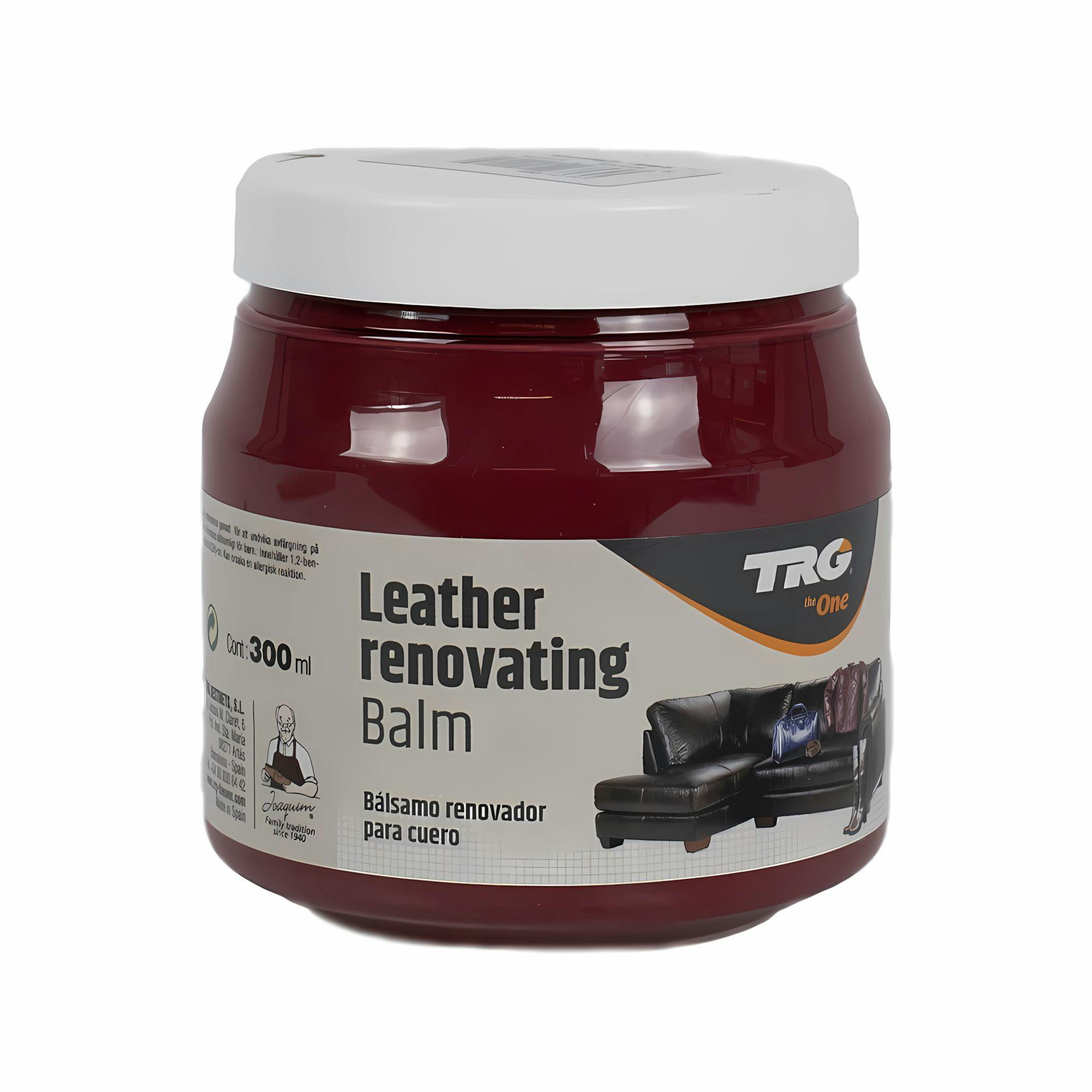 Rackhams Black Leather Renovating Balm For Colour Restoration Of Smooth Leather 300Ml - Cherry