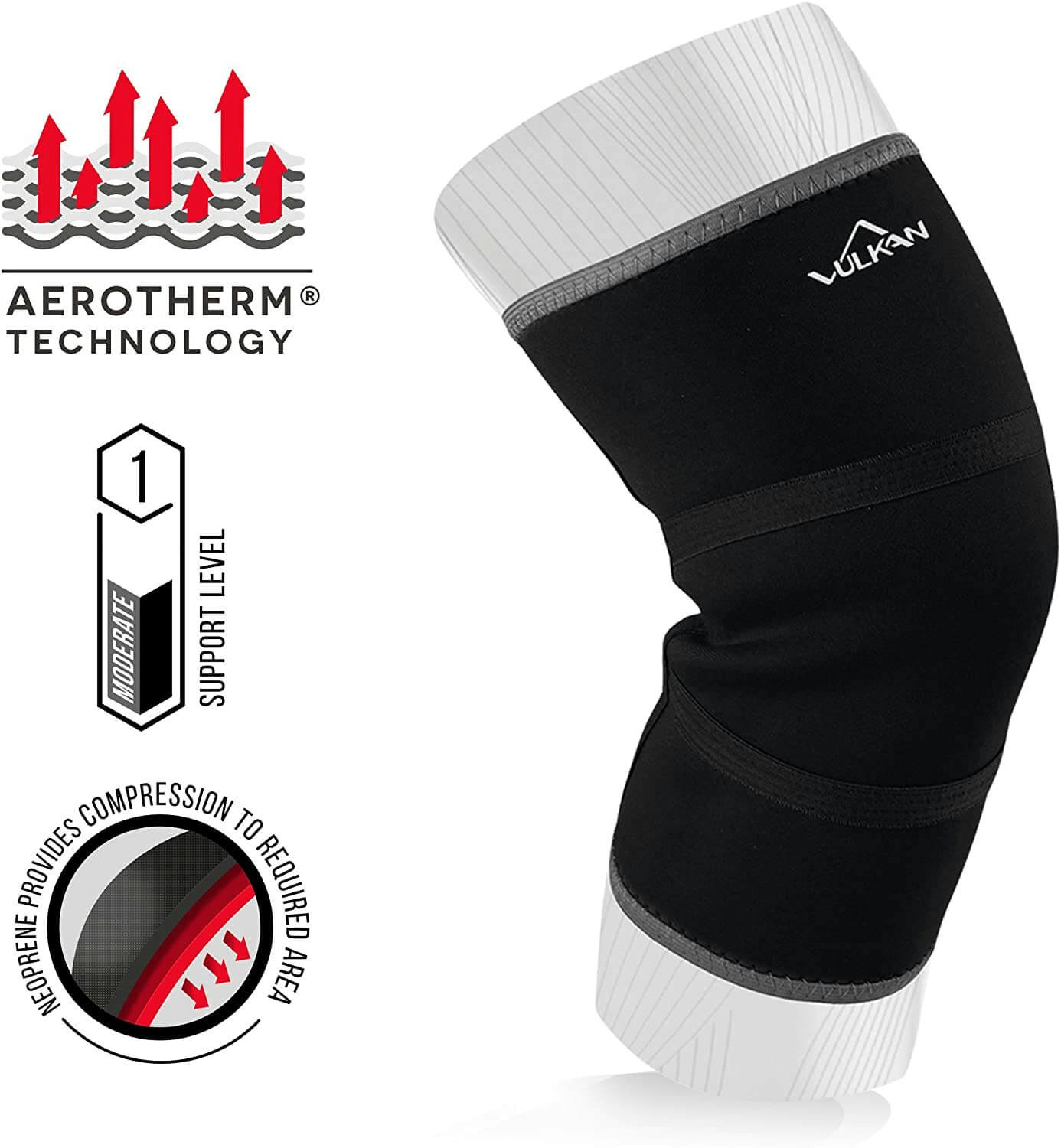 Vulkan Classic Knee Support - Xl - 3Mm