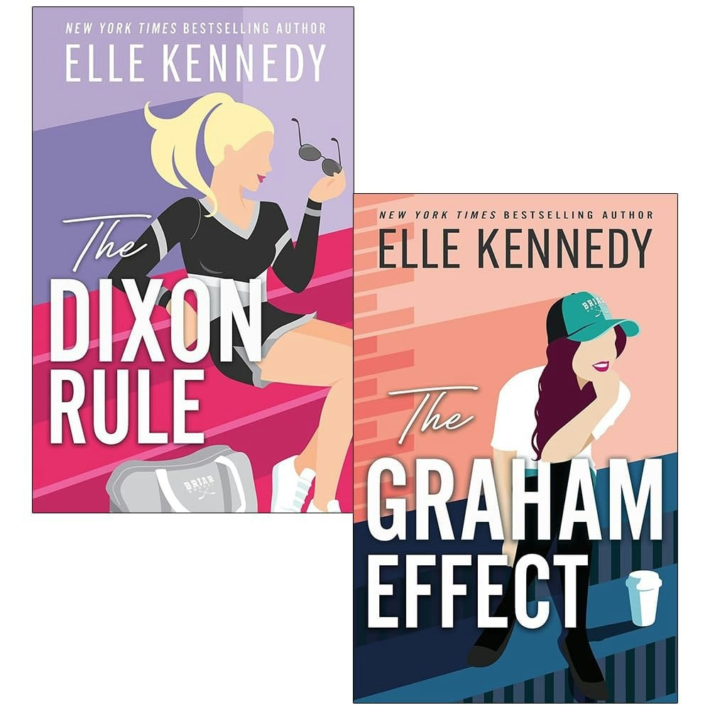 Piatkus Campus Diaries Series By Elle Kennedy 2 Books Set (The Dixon Rule & The Graham Effect)