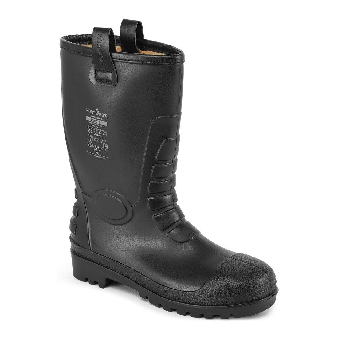 Portwest Black Neptune S5 Ci Waterproof Rigger Safety Boots - Image 5