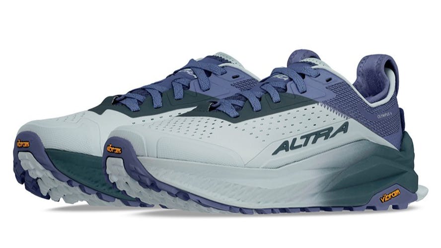 Altra Women's Grey/Blue Olympus 6 Trail Running Trainers - Uk 4.5 Eu 37.5