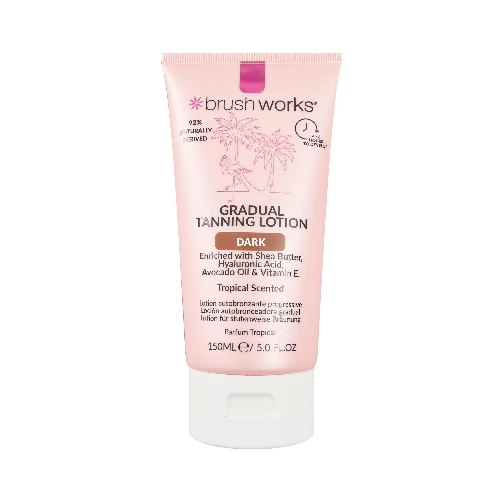 Brushworks Dark Gradual Tanning Lotion - 150Ml