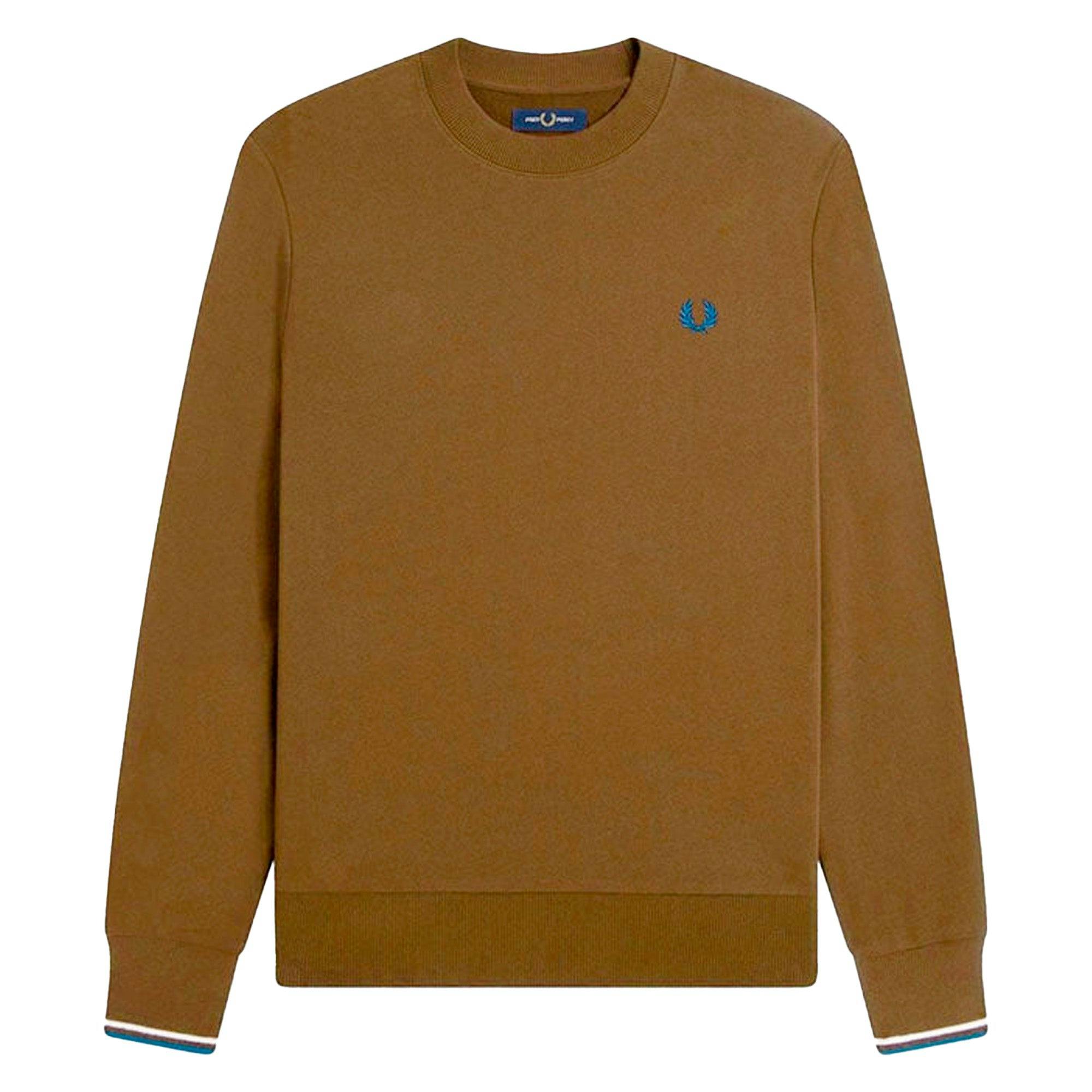 Fred Perry Men's Crew Neck Sweatshirt - X-Large - Brown - Image 2