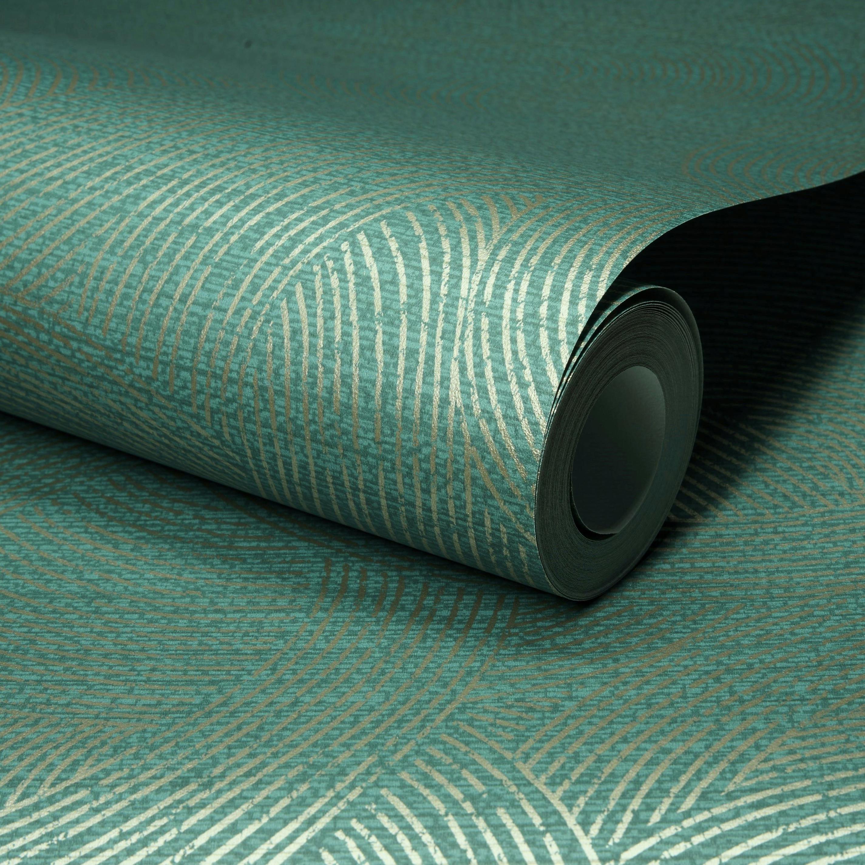 Grandeco Green Boutique Organic Maze Swirl Pvc-Free Eco Wallpaper,