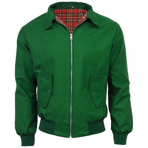 Coolandnew Green Classic Harrington Jackets - Made In The Uk - Bottle - 2XL