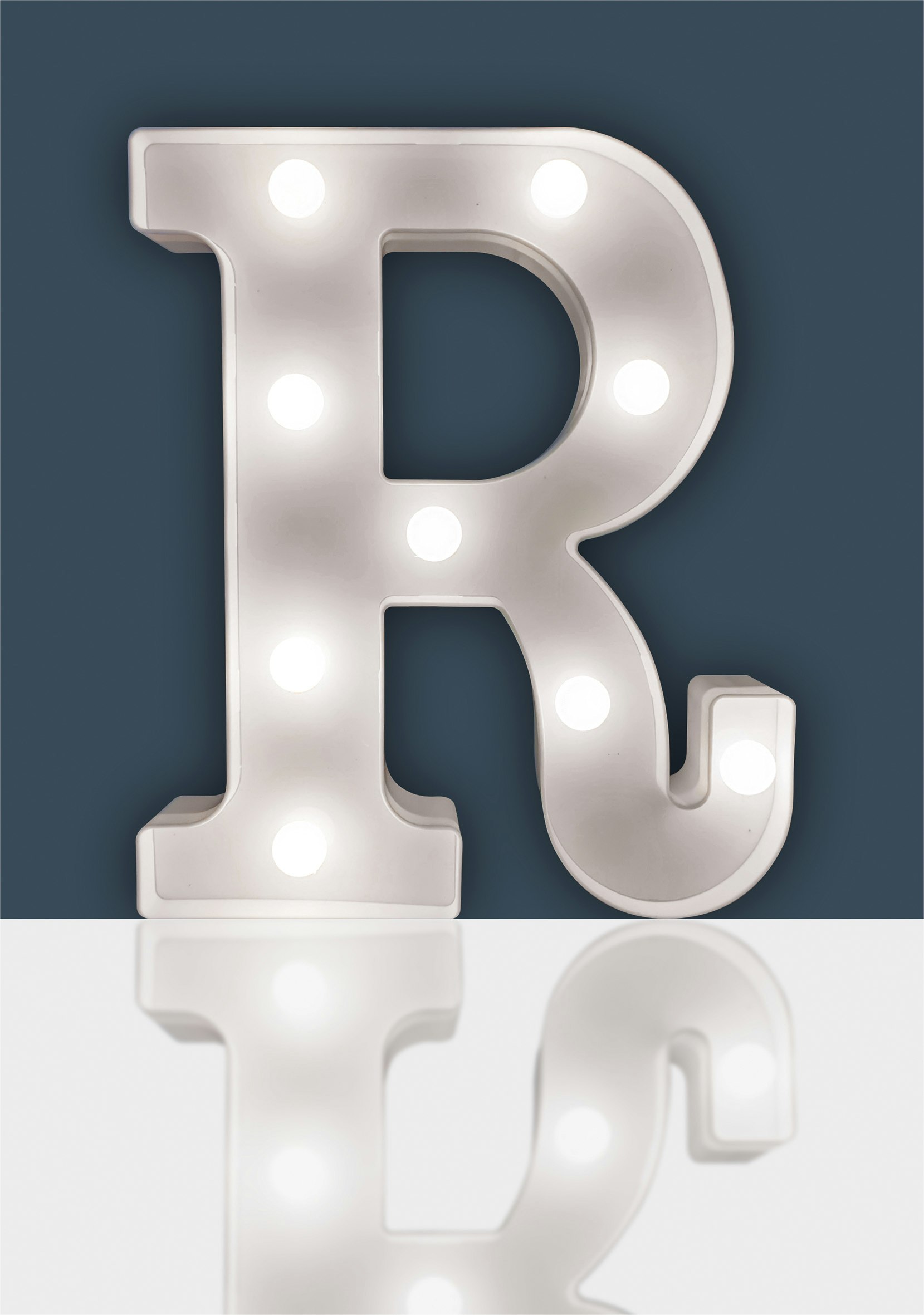 St Helens Light Battery Operated 3D Led Letter R