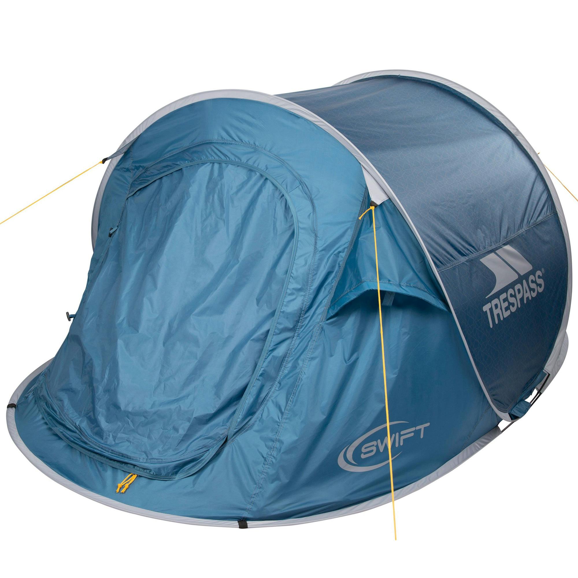 Trespass Swift 2 Patterned Pop-Up Tent - Rich Teal - Rich Teal - One Size