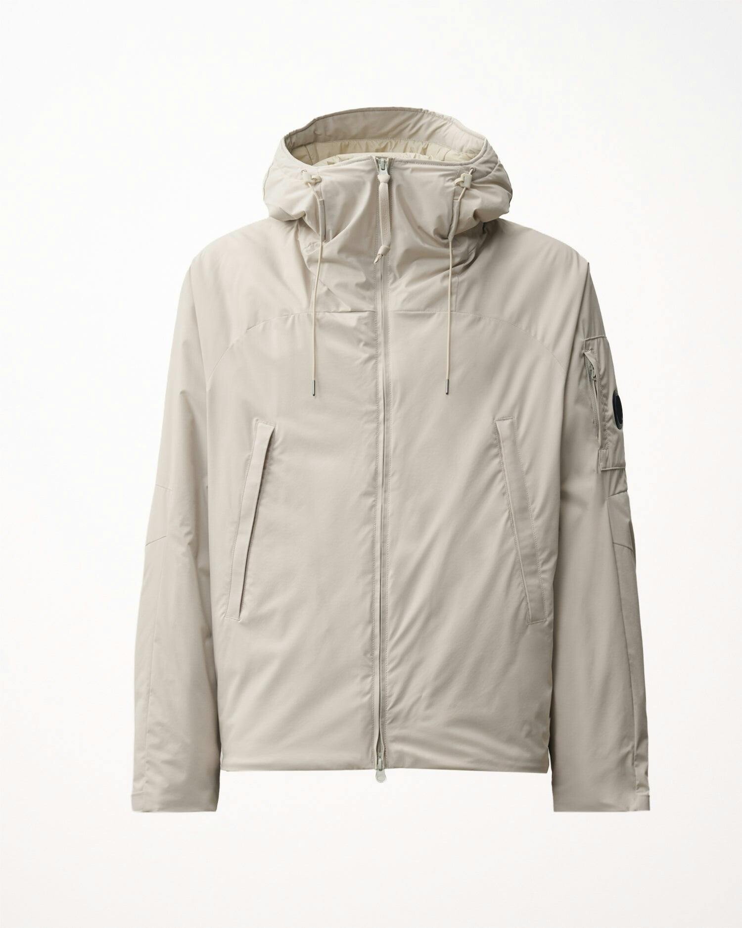 C.p. Company Men's Silver Pro-Tek Primaloft® Hooded Jacket - Birch 120 - Birch 120 - Xl
