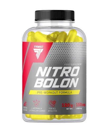 TREC NUTRITION NitroBolon Workout Booster L Arginine Citrulline Creatine 150caps - Image 4