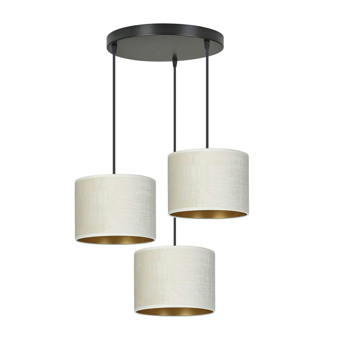 Emibig Black/White Hilde Pendant Lamp 3 X E27 With Shade