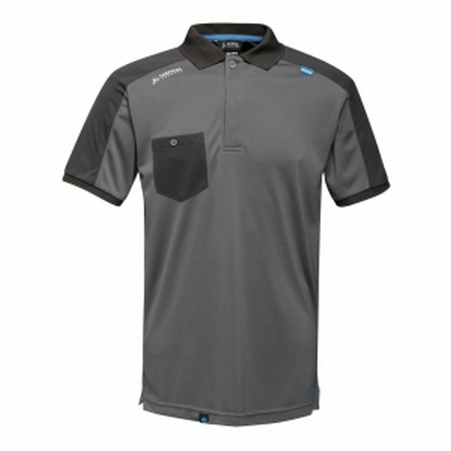 Regatta Men's Grey Professional Polo Shirt - Seal - Xl - Seal - 100% Polyester