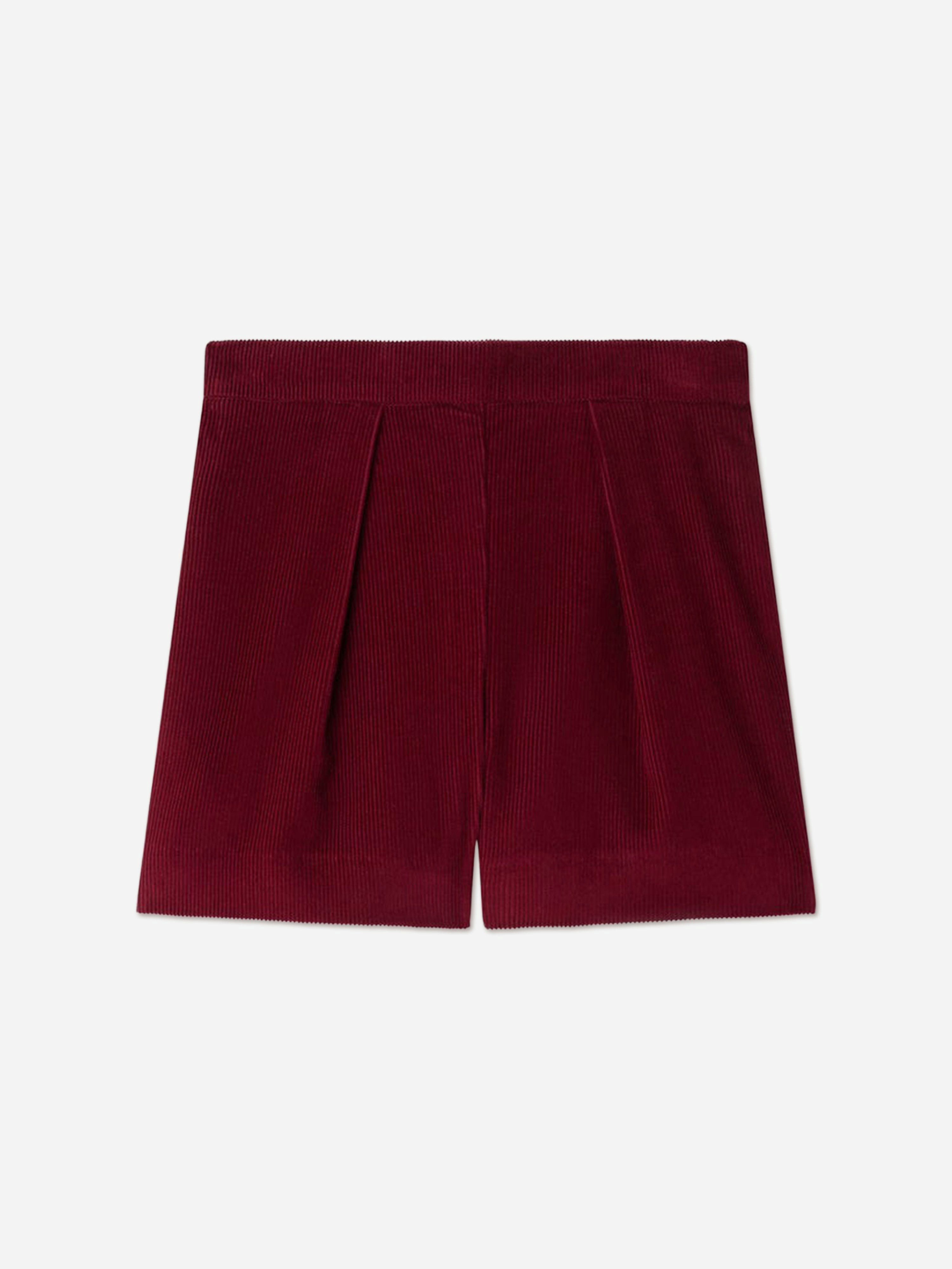 Bonpoint Girls Red Josefina Shorts In - 12 Yrs