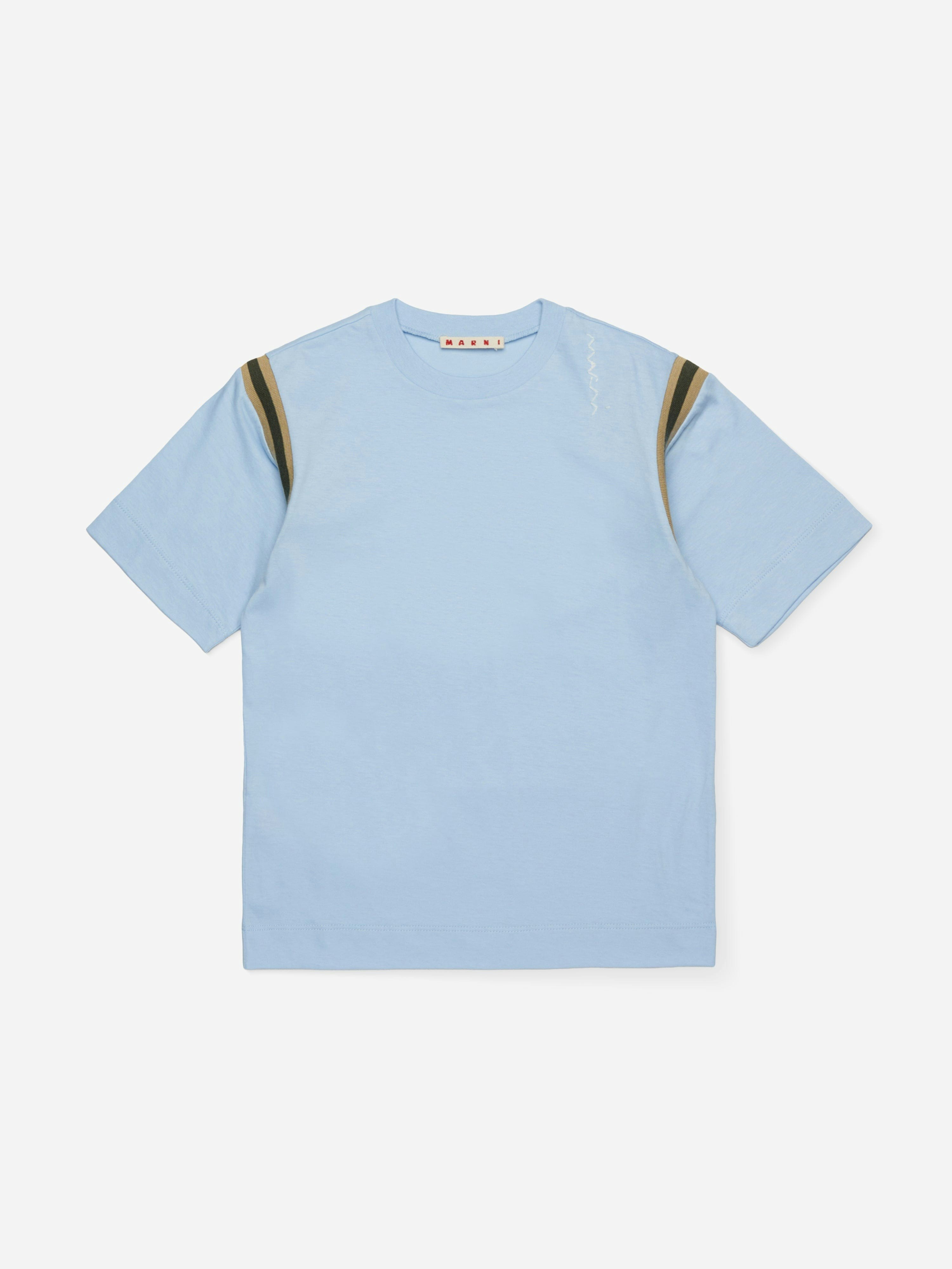 Marni Kids Boys Blue Logo T-Shirt In - 10 Yrs