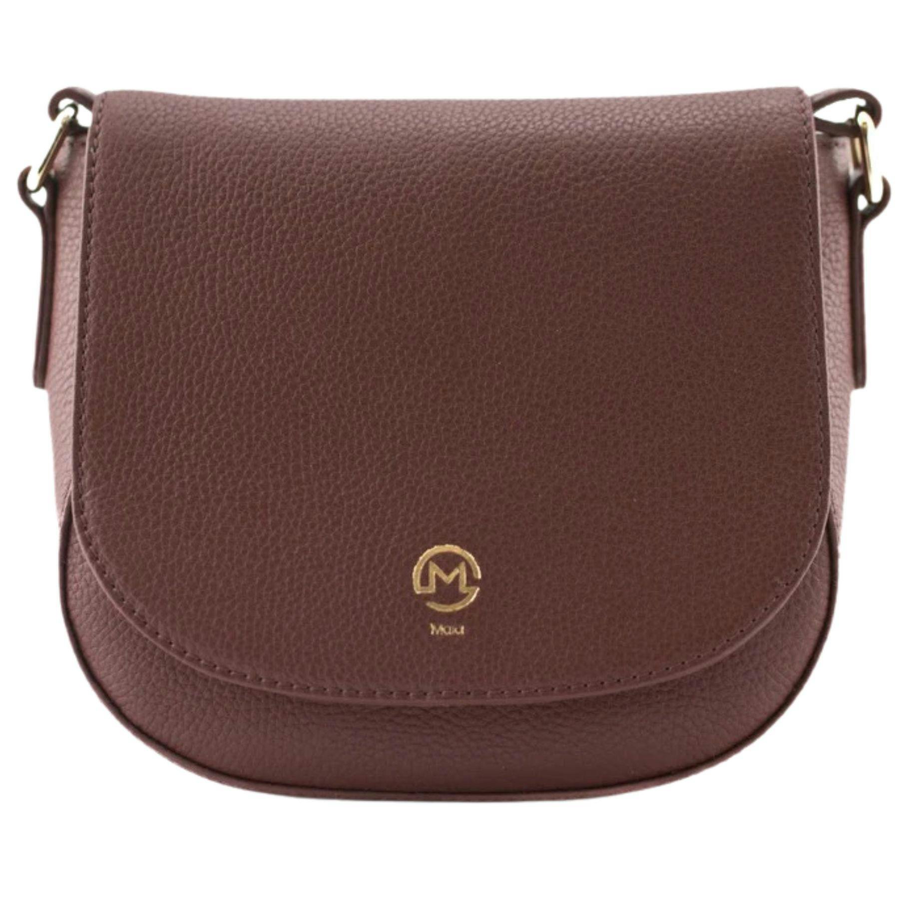 Mala Leather Brown Monroe Collection Leather Saddle Bag - One Size - Leather