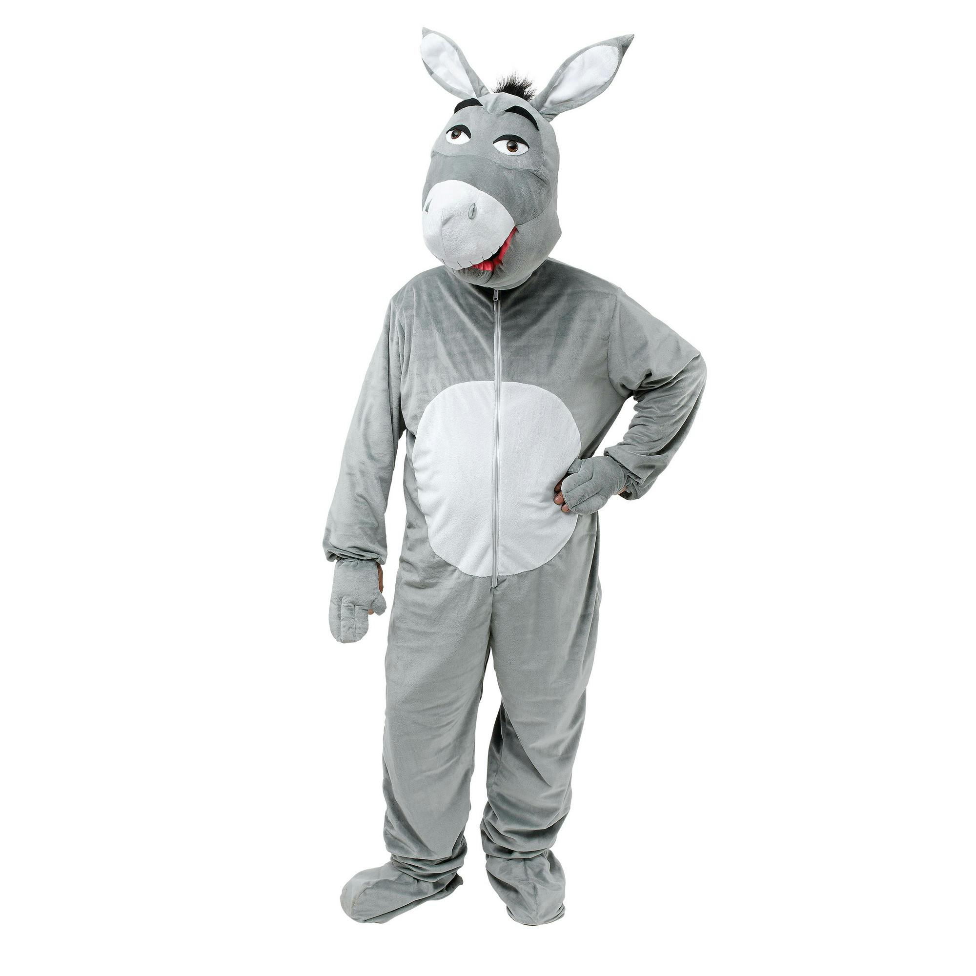 Bristol Novelty Unisex Grey/White Adults Donkey Costume - One Size