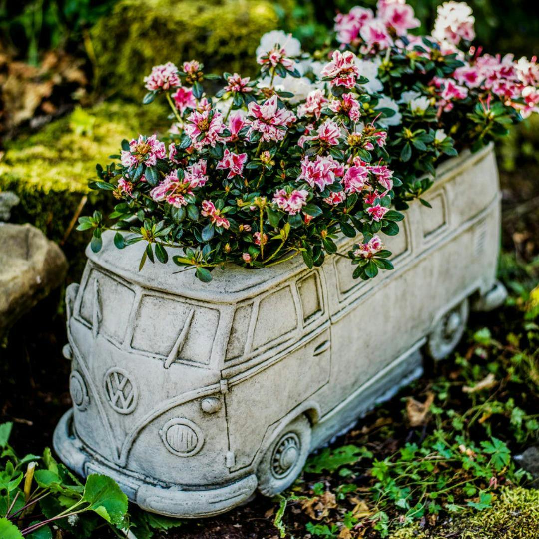 Osn Large Stone Camper Van Garden Planter