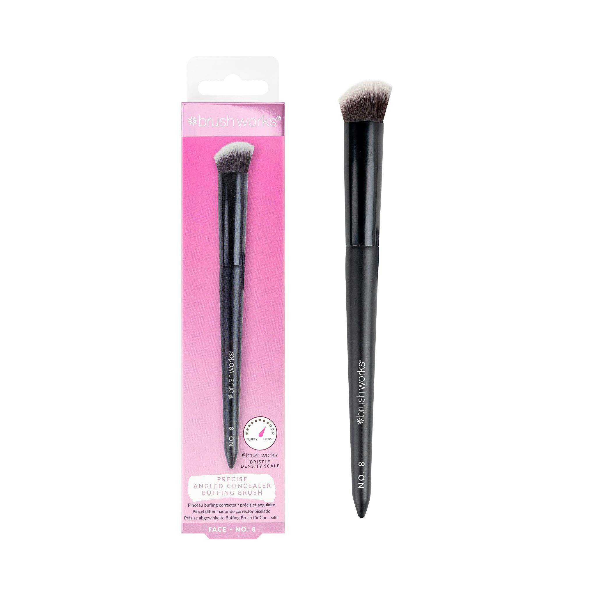 Brushworks Precise Angled Concealer Buffing Brush Concealer Brush Type No. 8 1 Pc - Image 3