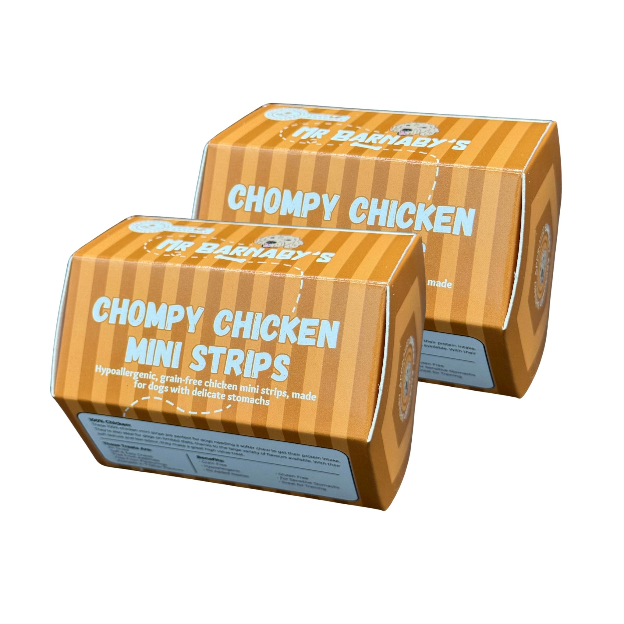 Mr Barnaby’s Grain Mr Barnaby's Chompy Chicken Mini Strips Dog Treats (Pack Of 2) - Pack Of 2