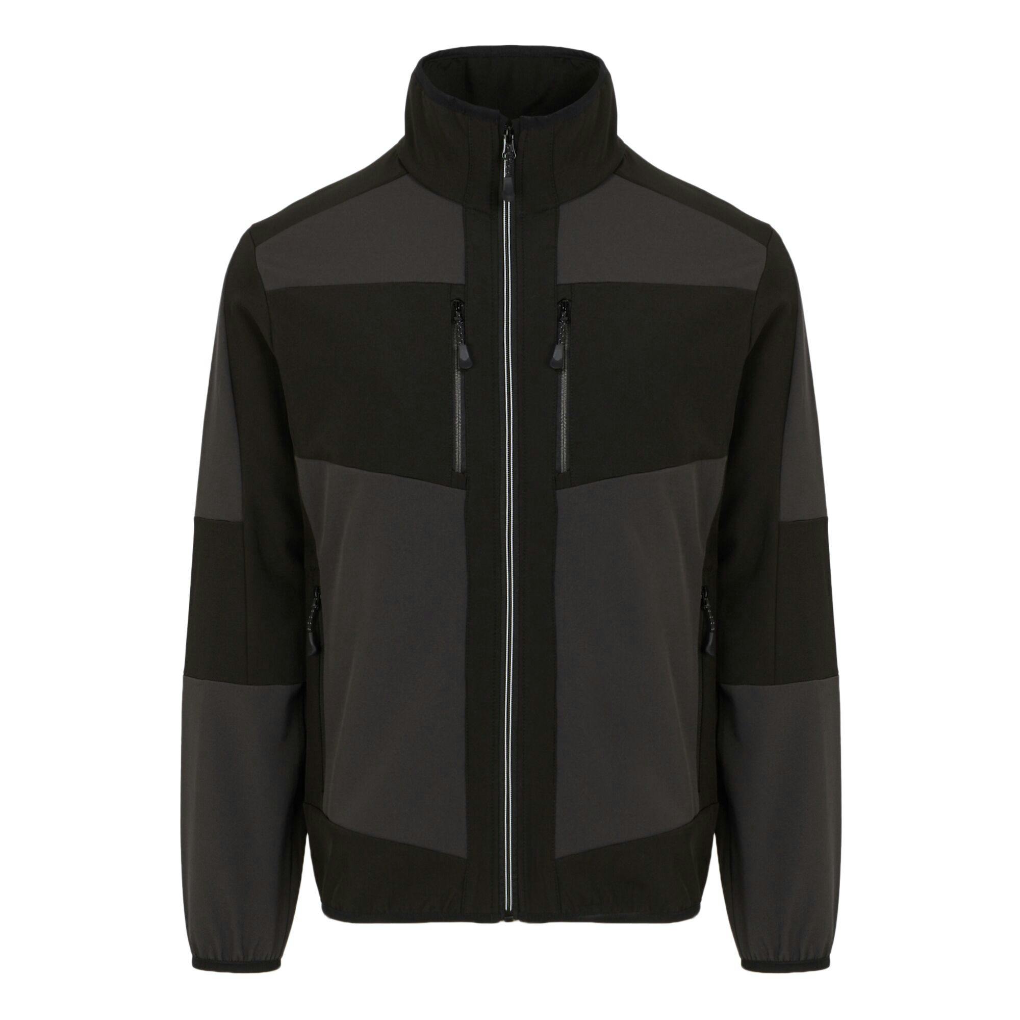 Regatta Unisex Black Professional Adult 2 Layer Soft Shell Jacket - Ash/ - Xs - Ash/ - 100% Mixed