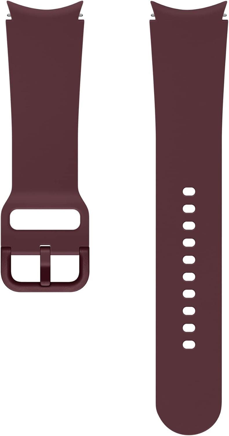 Samsung Burgundy Galaxy Watch 4/5/5 Pro Sport Band 20Mm M/L Burgandy - Et-Sfr87leegeu