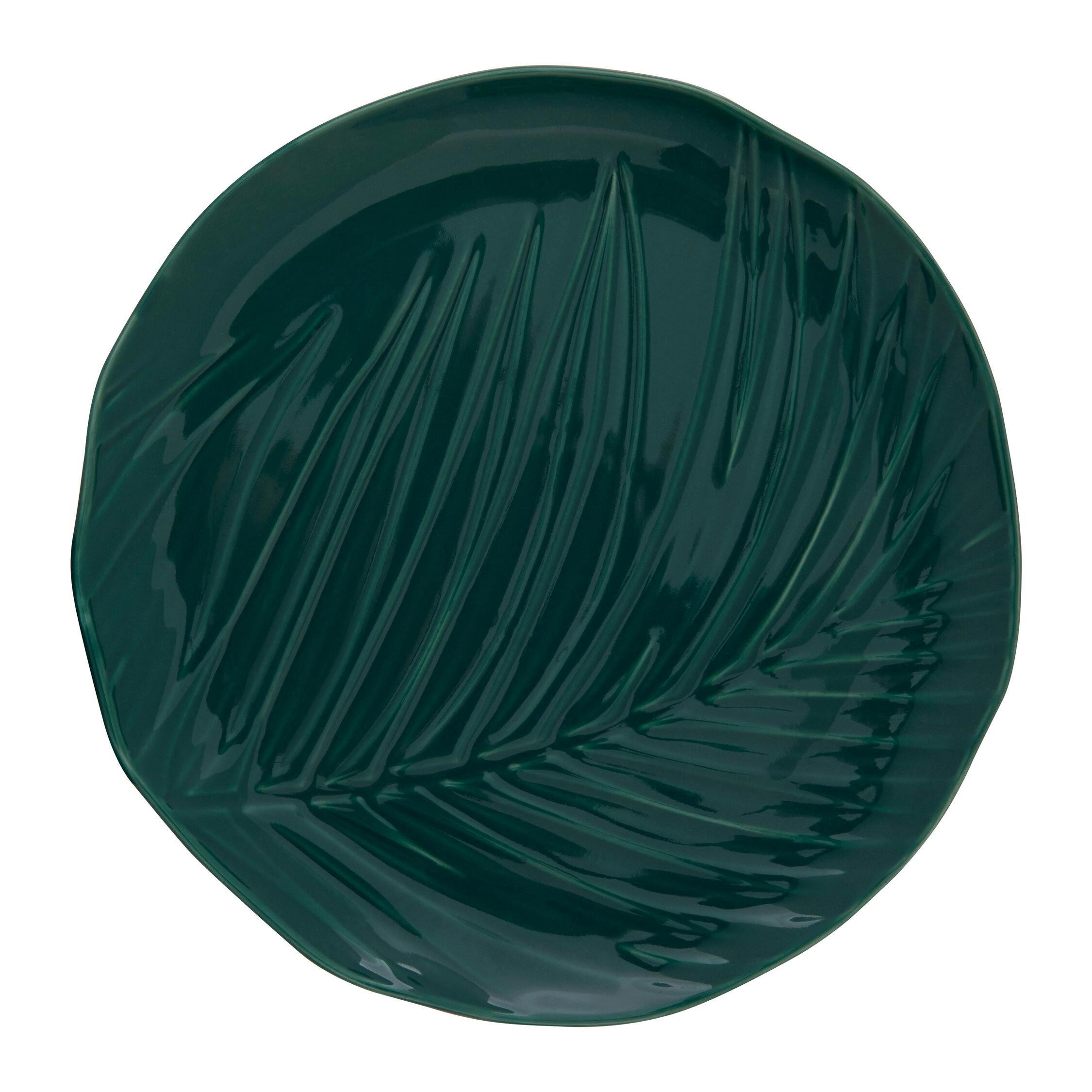 Photos - Plate Premier Rackhams Bali Dark Green Side  
