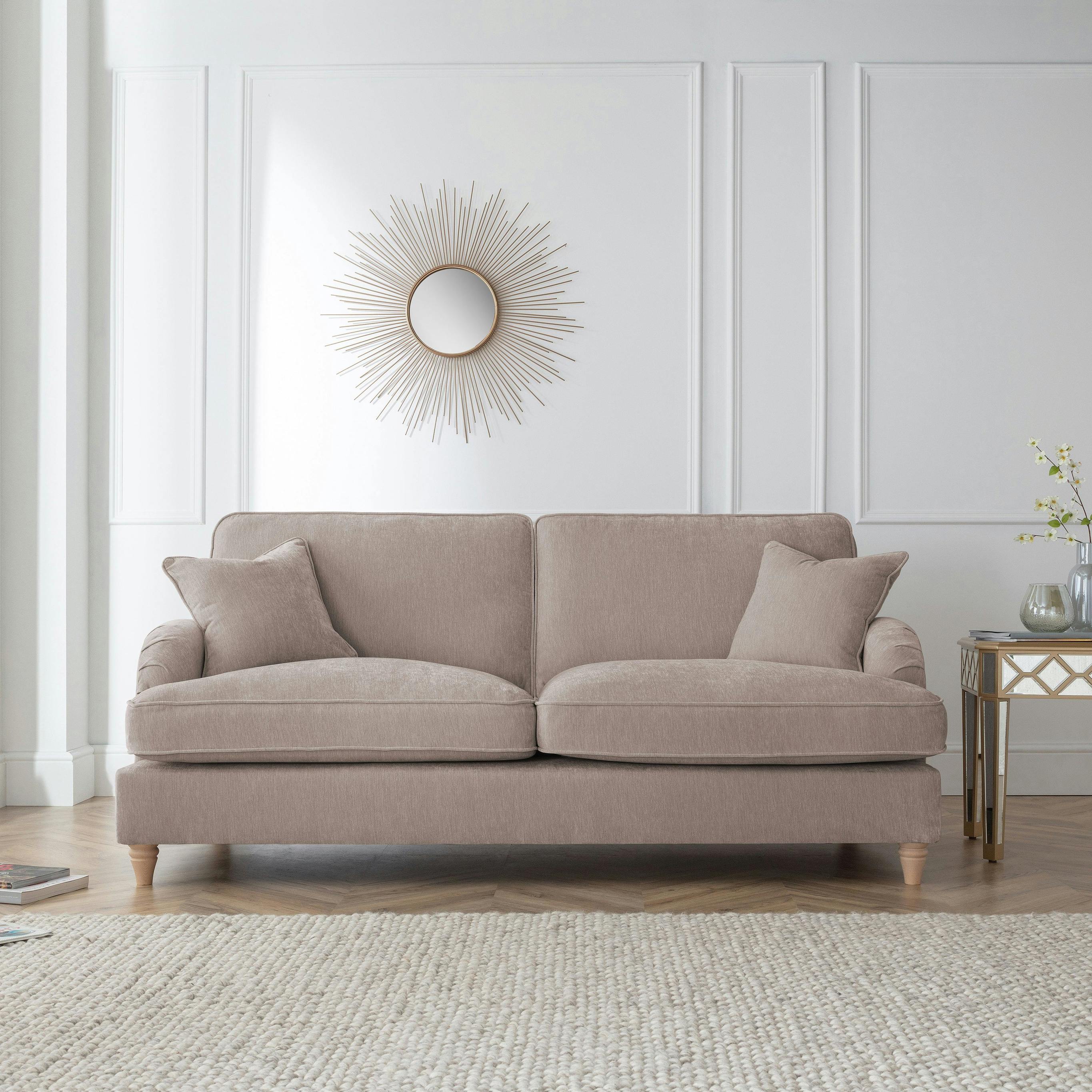 Rackhams The Swift 3 Seater Sofa - Putty