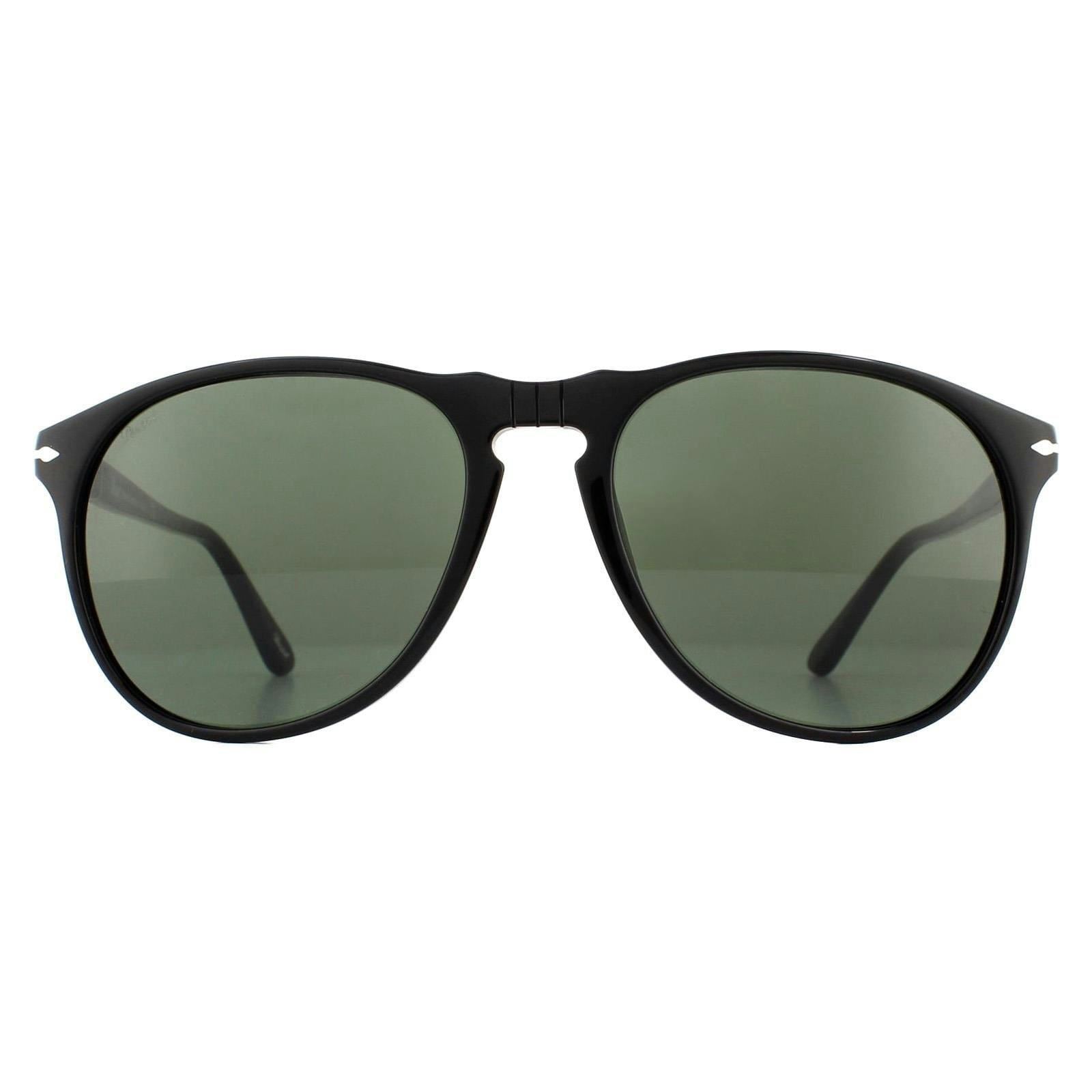 Persol Men's Green Man Po9649s 95/31 Sunglasses Acetate Black Pilot Normal - Image 4