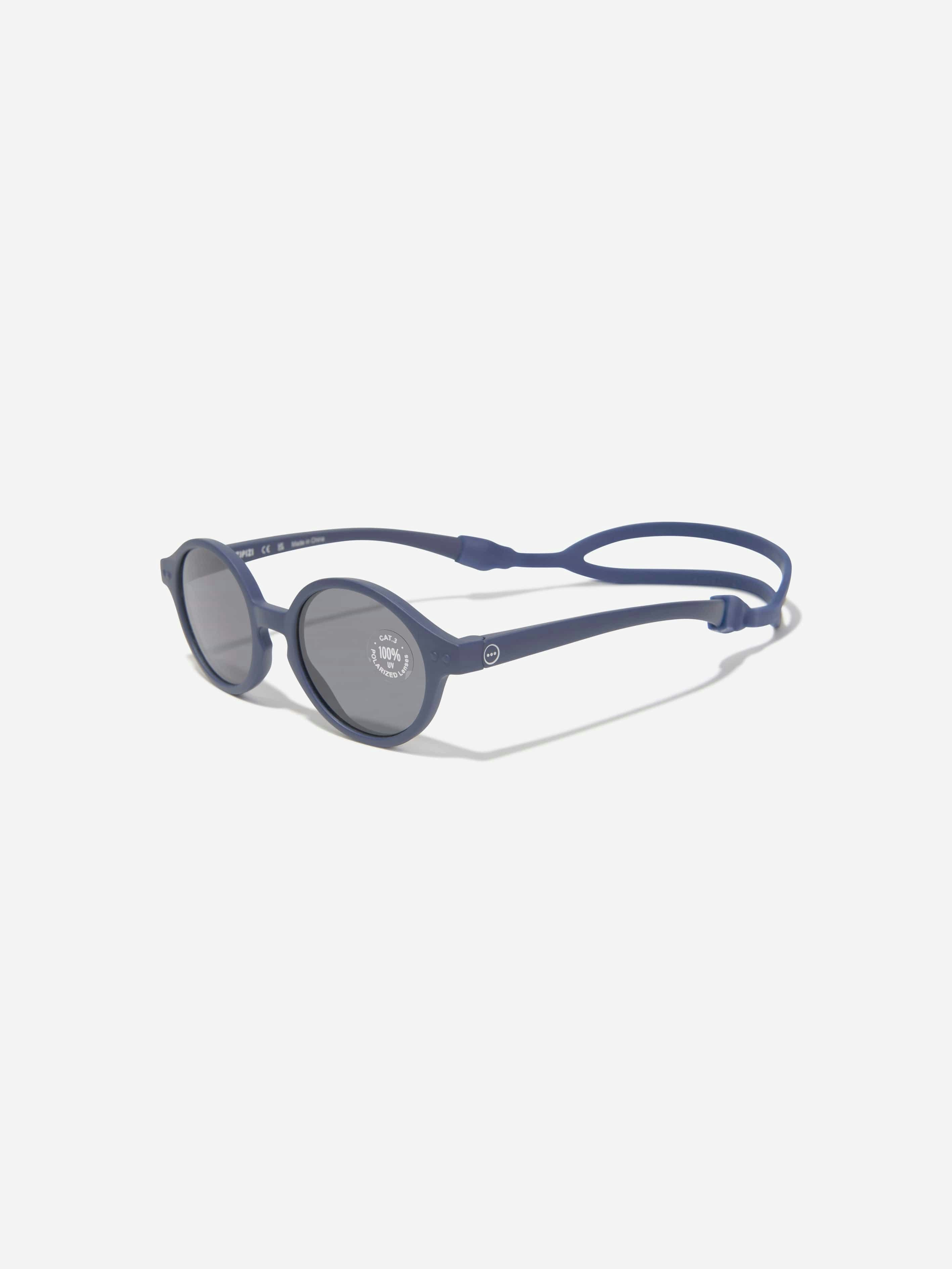 Izipizi Blue Kids Iconic Mini Sunglasses In Navy - 3 - 5 Yrs