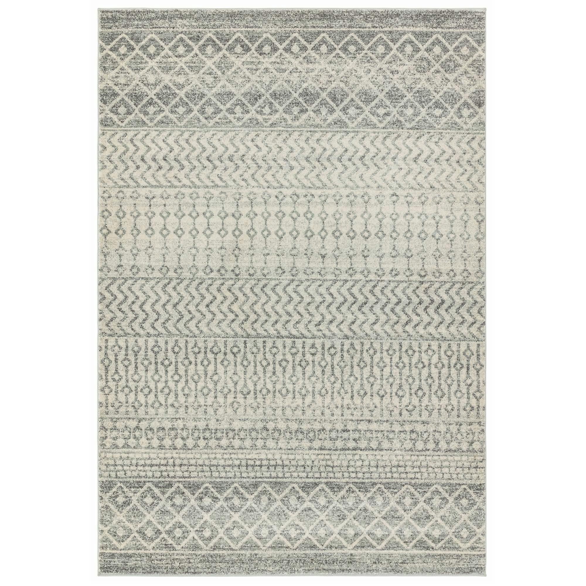 Asiatic Grey Nova Nv35 Aztec Rug - 120X170cm