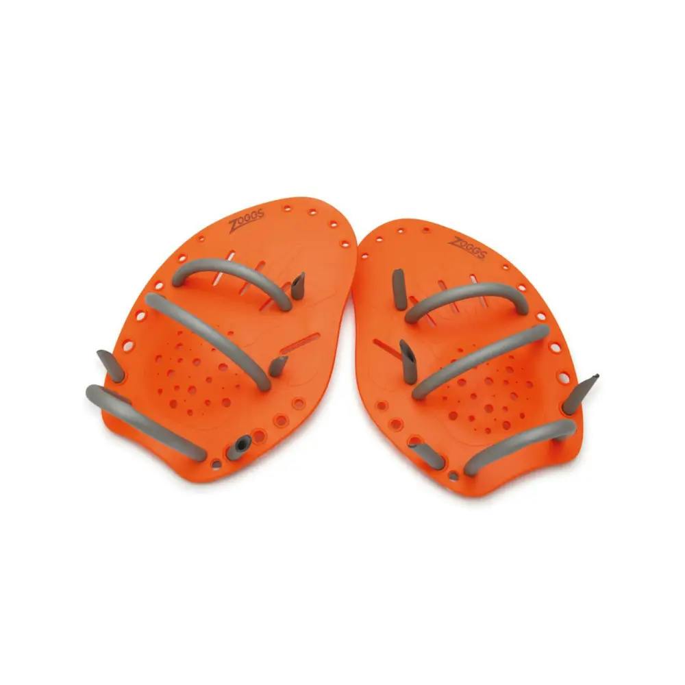 Zoggs Orange Matrix Swim Hand Paddles - M