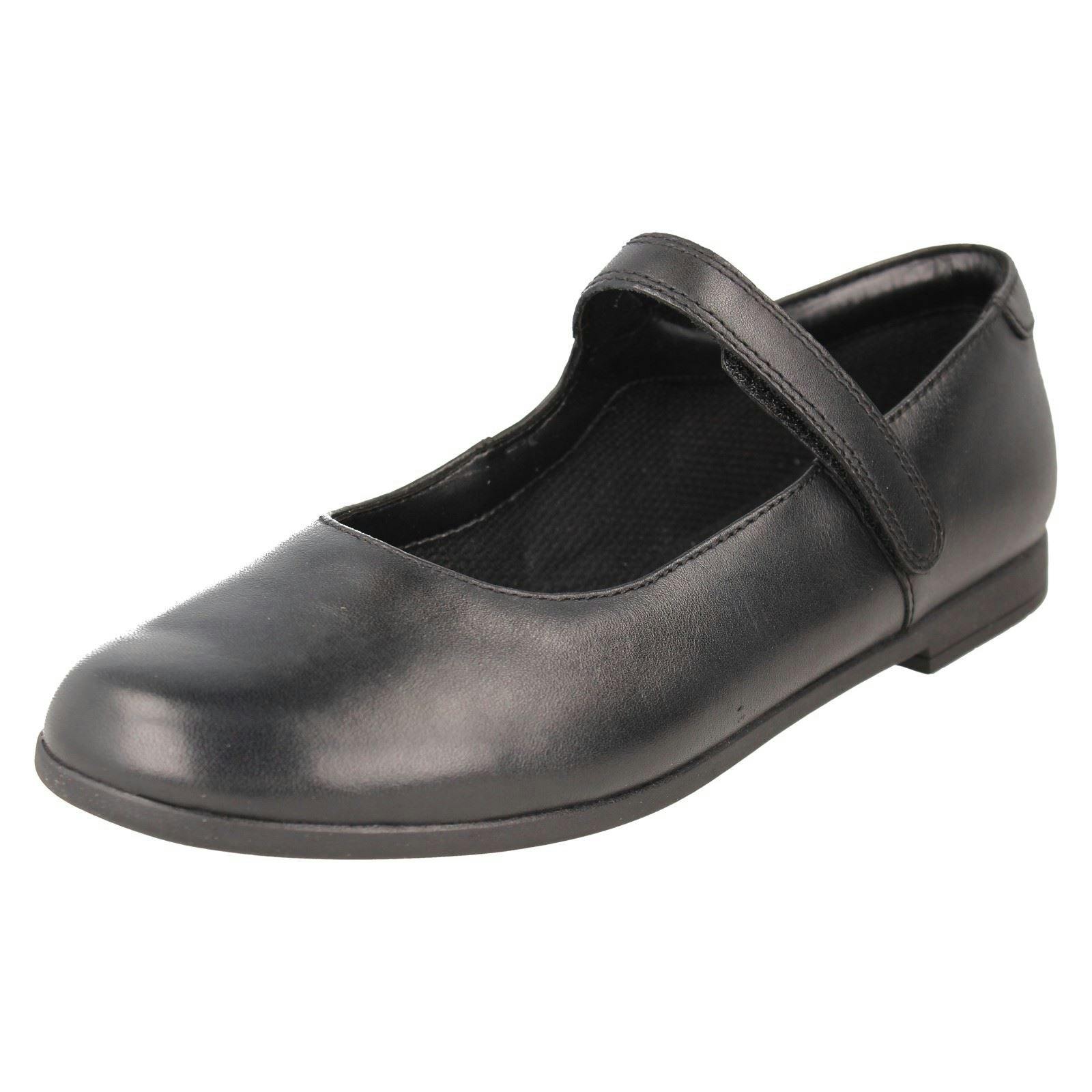 Clarks Girls Black Formal/School Shoes Scala Pure - Leather - Uk 11.5 Child - F