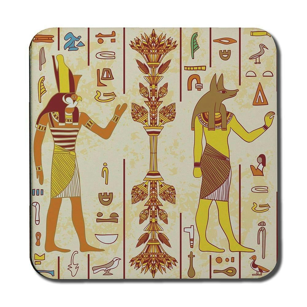 Rackhams Egyptian Gods & Ancient Egyptian Hieroglyphs (Coaster)