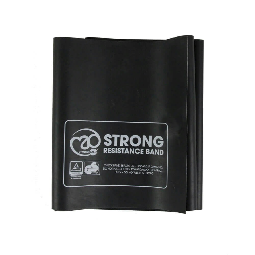 Fitness Mad Black Strong Resistance Band Only 1.5M X 15Cm - Image 2